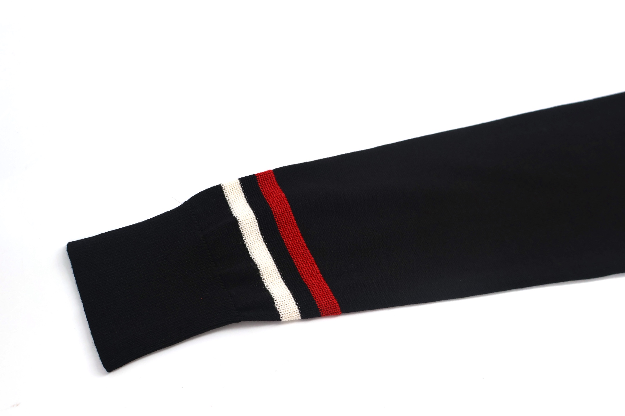 Moncler 蒙口 拼色袖羊毛毛衣 秋冬 外套 藏蓝色 黑色 A5