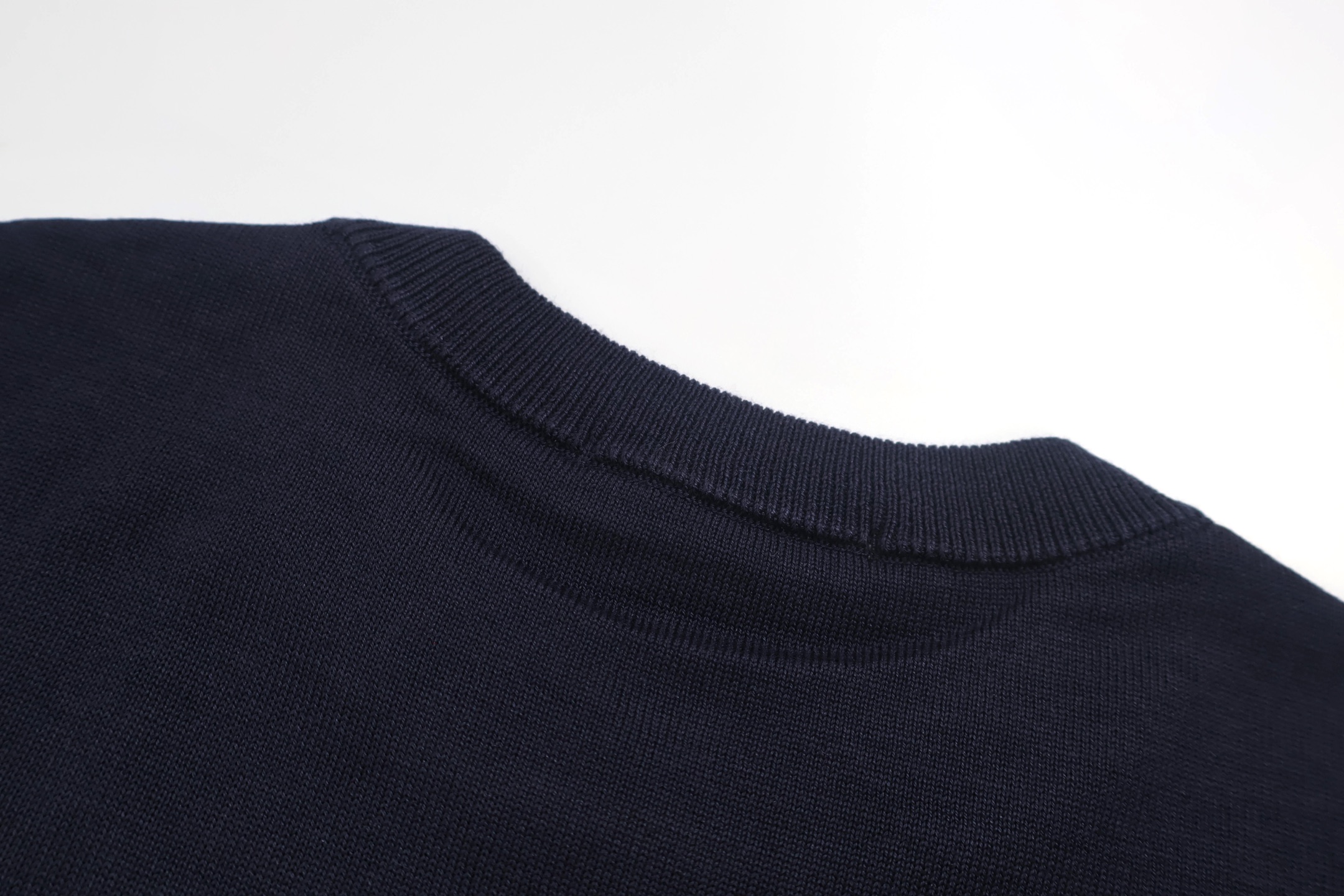 Moncler 蒙口 拼色袖羊毛毛衣 秋冬 外套 藏蓝色 黑色 A5