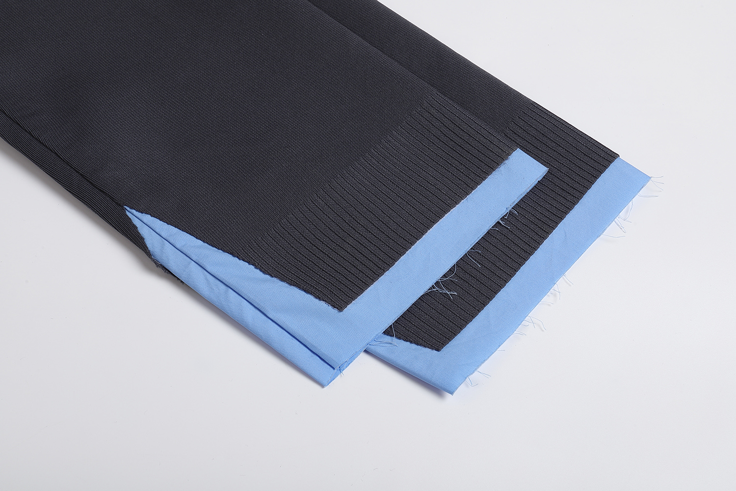 MIU MIU 缪缪 拼接假两件翻领针织开衫 衬衫 外套 长袖 白色 蓝色 MK1890-15Q9-F022X-S-OOO