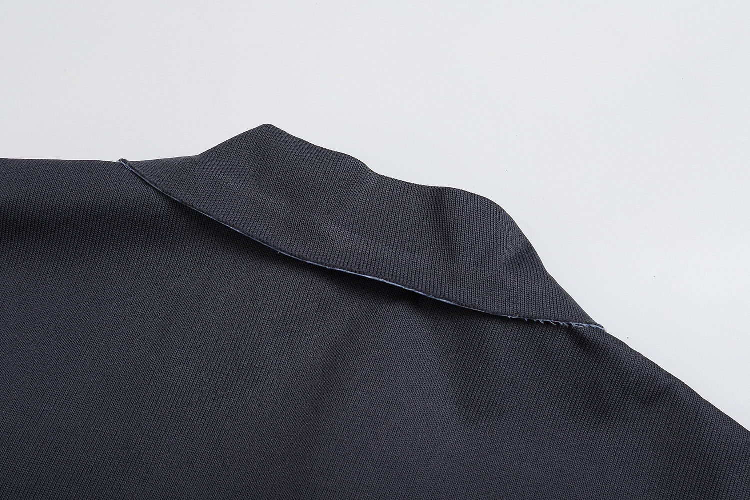 MIU MIU 缪缪 拼接假两件翻领针织开衫 衬衫 外套 长袖 白色 蓝色 MK1890-15Q9-F022X-S-OOO