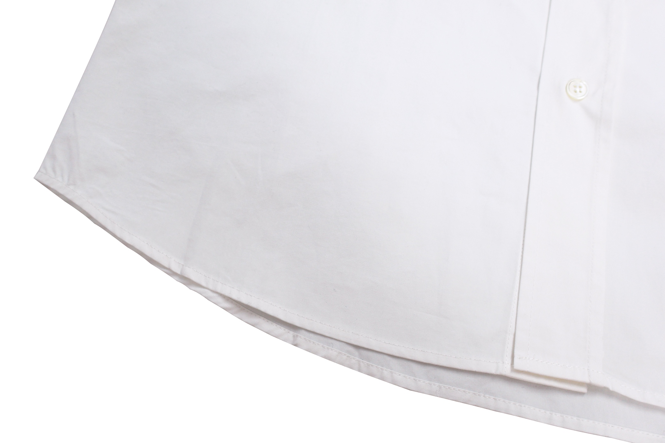 MIU MIU 缪缪 刺绣字母黑logo衬衫 外套 长袖 白色 A5 