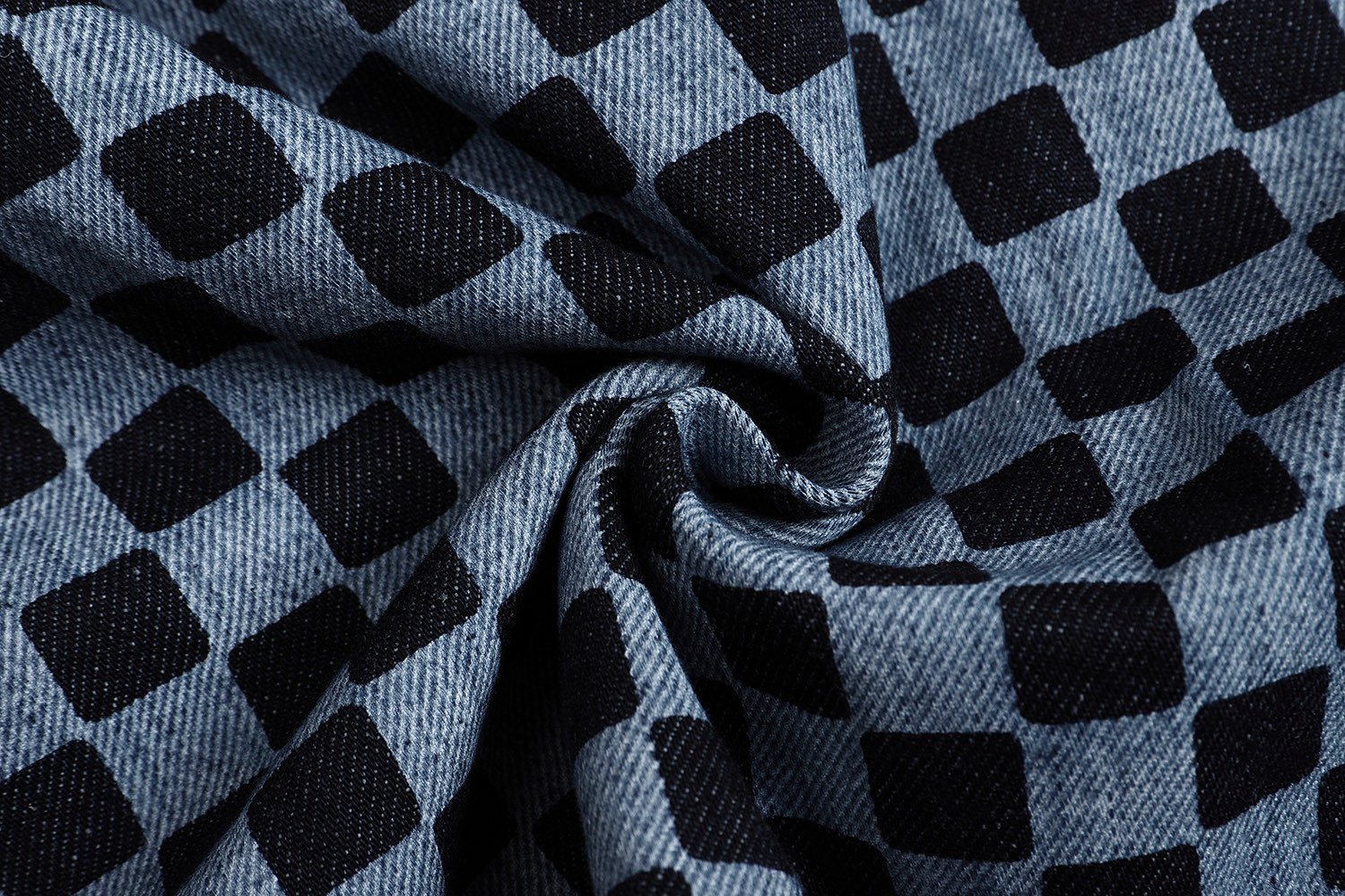 LOUIS VUITTON 路易威登 LV Nigo 联名款 棋盘格V领牛仔棒球衫 牛仔衬衫 短袖 外套 B0 1AIMJG