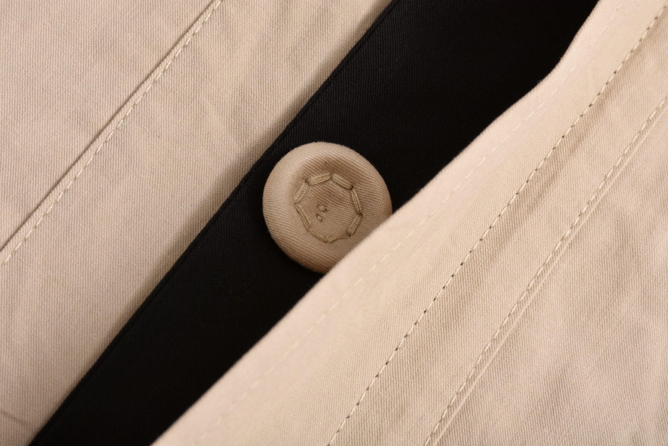 DIOR 迪奥 老钱风翻领夹克 外套 长袖 米色 C0 583C208A3007-C185