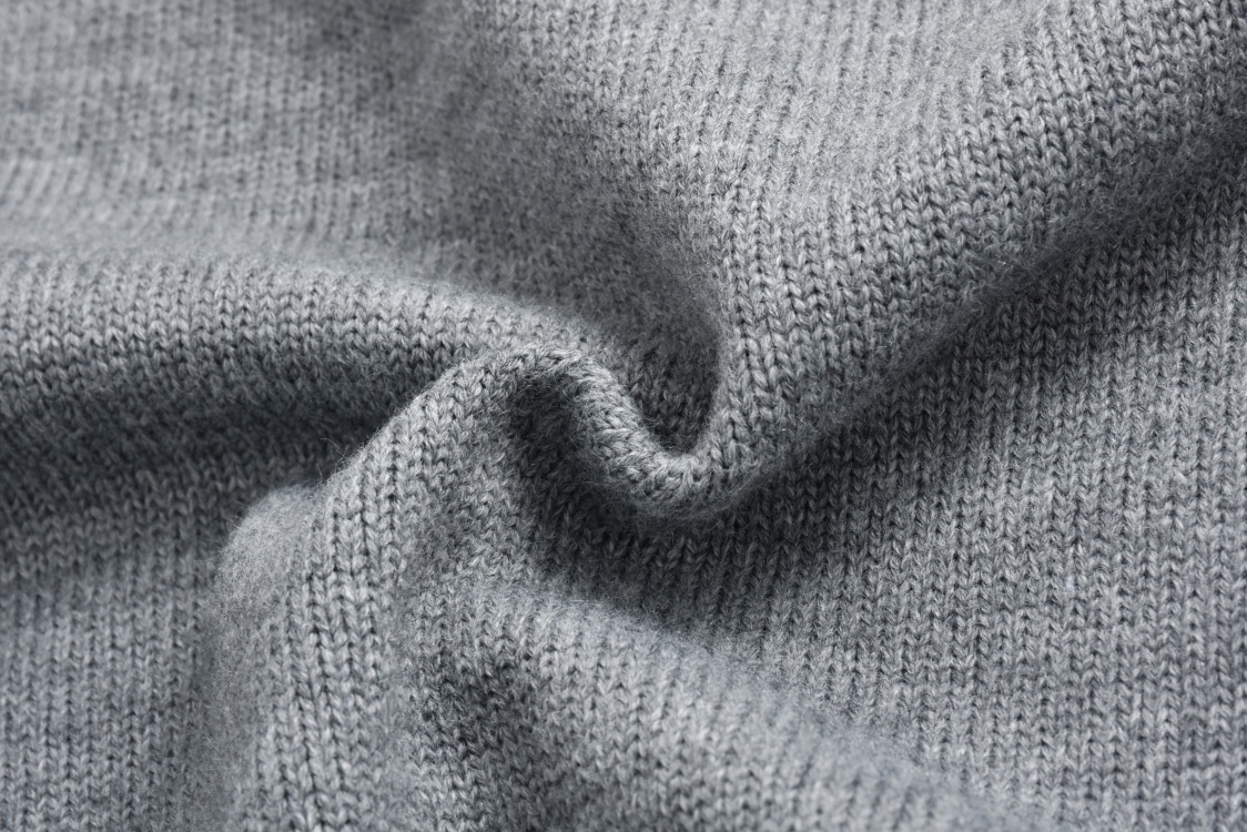 GUCCl 古驰 签名嵌花圆领毛衣 外套 长袖 灰色 B0 795347-XKD74-1423