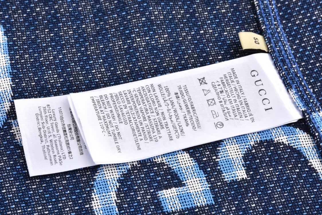 GUCCl 古驰 双G满印衬衫 外套 长袖 蓝色 B0 770438-ZAOBM-4061