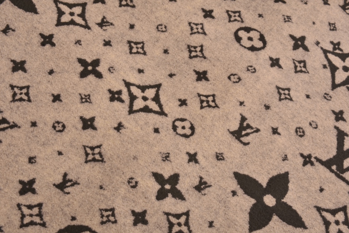 LOUIS VUITTON 路易威登 繁星提花羊毛毛呢 外套 夹克 长袖 杏色 C0 1AFYF4