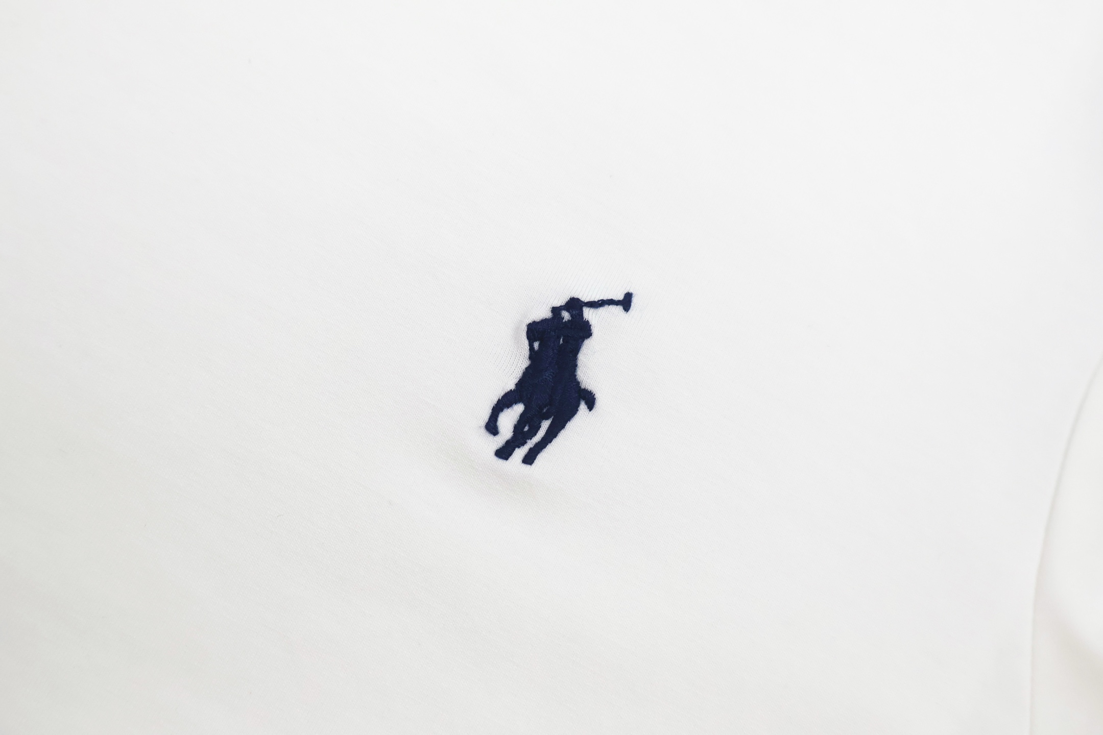 Ralph Lauren 拉夫劳伦 刺绣logo圆领T恤 打底衫 长袖 白色 A5 WMPOKNINCU21063-100