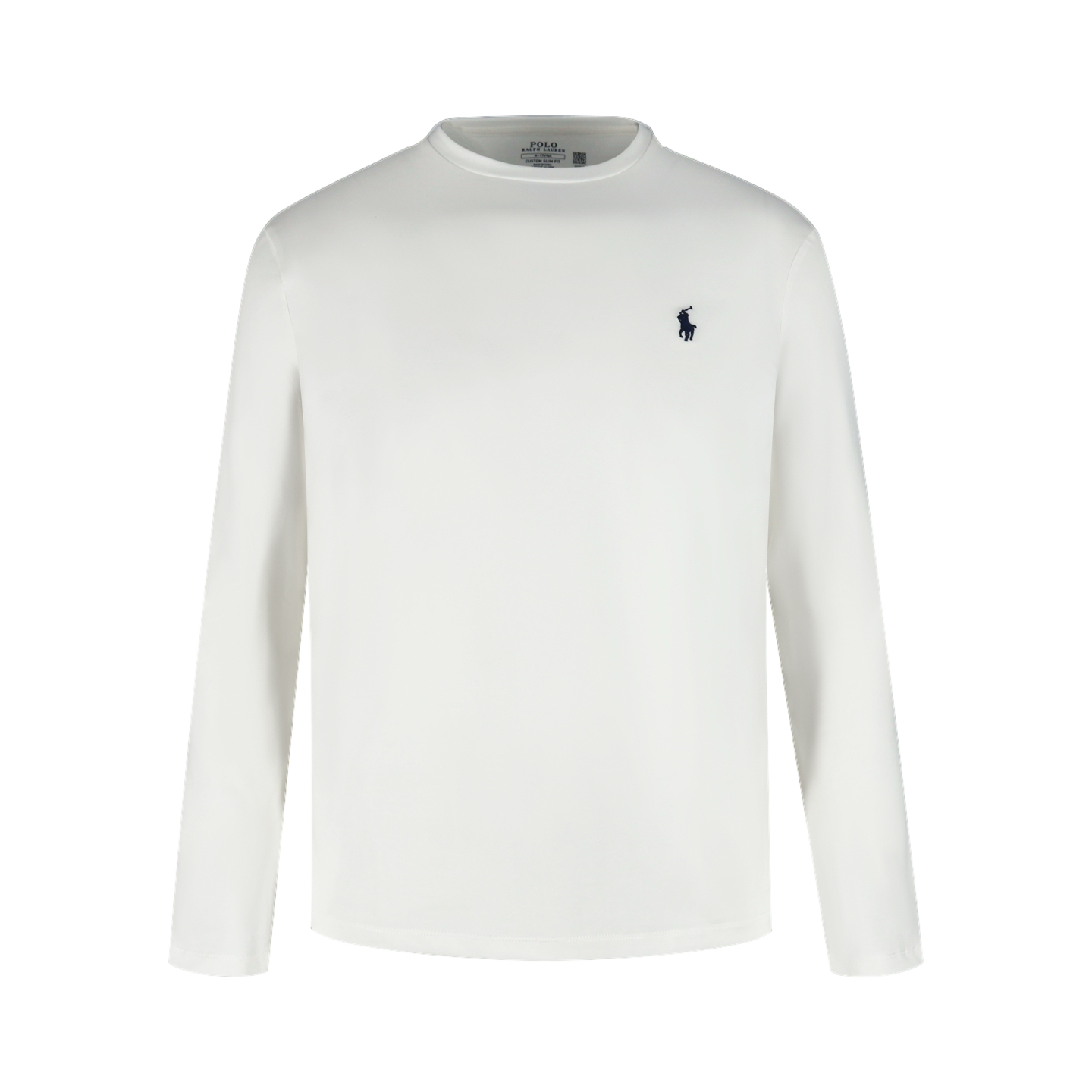 Ralph Lauren 拉夫劳伦 刺绣logo圆领T恤 打底衫 长袖 白色 A5 WMPOKNINCU21063-100