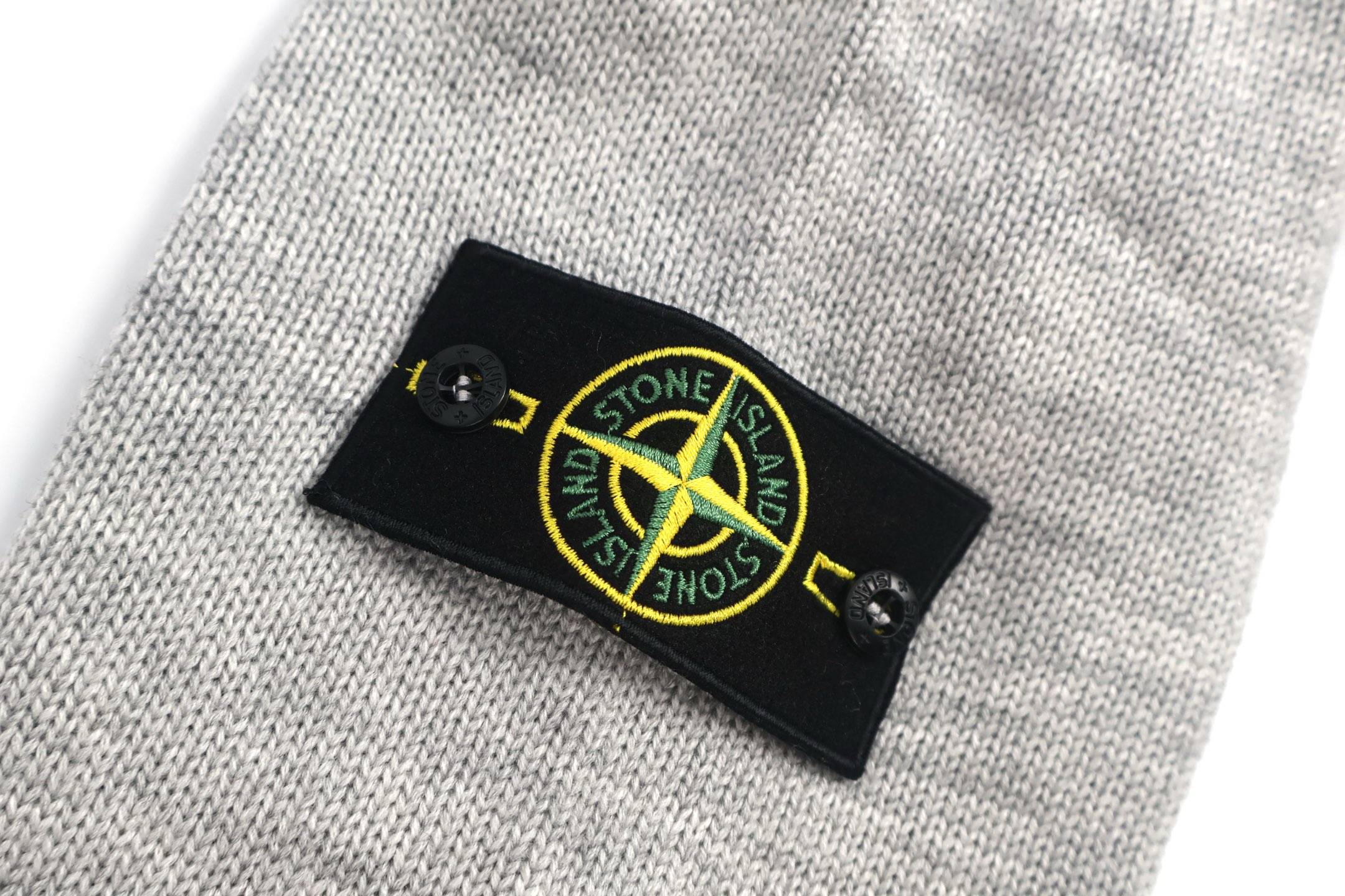 STONE ISLAND 石头岛 袖标开衫毛衣 长袖 外套 灰色 C0 7915547A3-V0M64