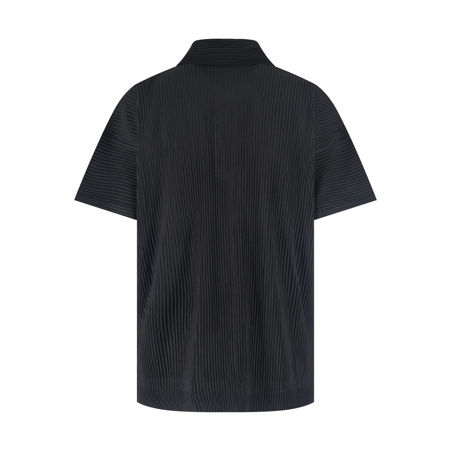 Homme Plisse Issey Miyake 三宅一生褶皱Polo衫 短袖 黑色 A5 HP56JM123-15