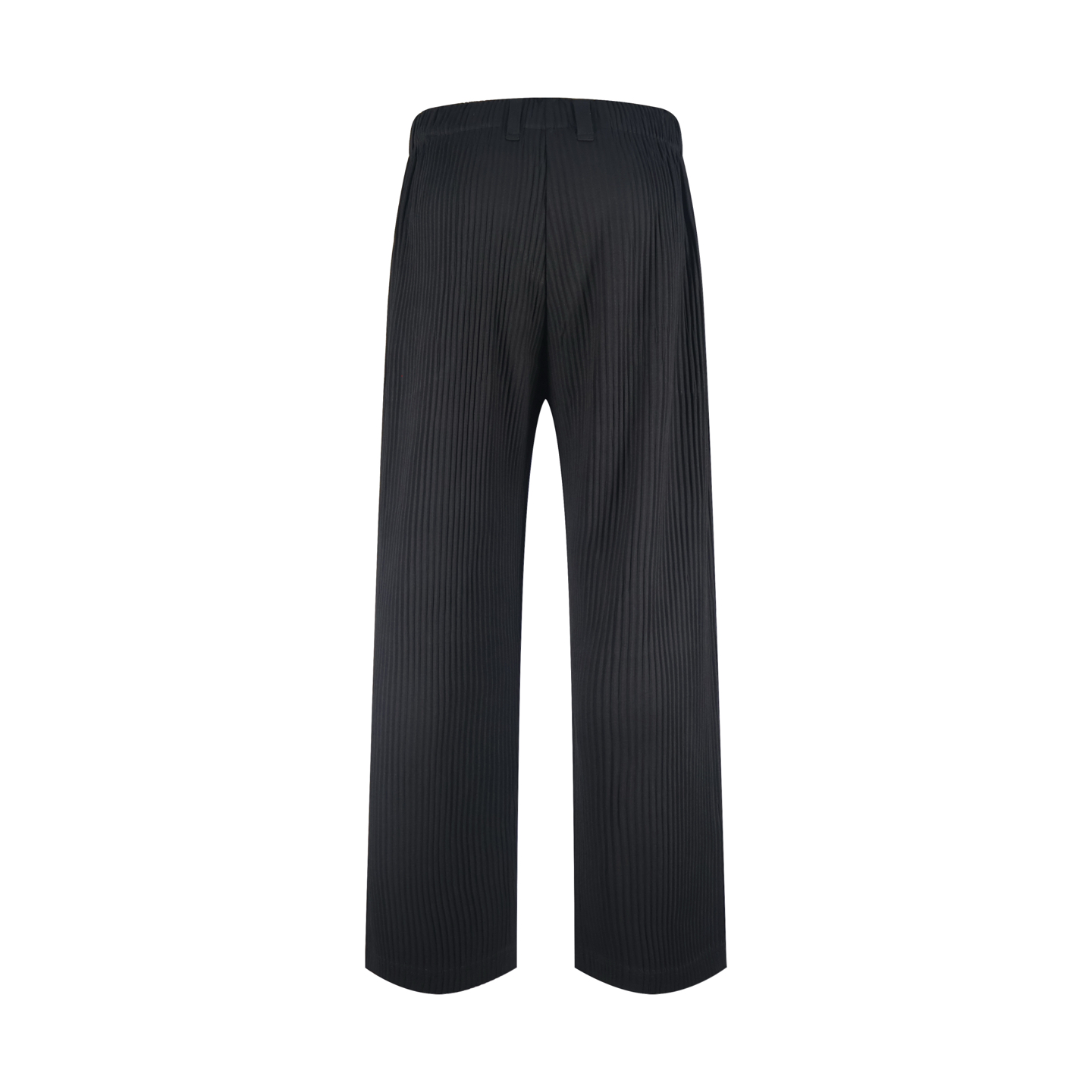 Homme Plisse Issey Miyake 三宅一生褶皱直筒休闲裤 长裤 裤子 黑色 A5 HP55JF150-75