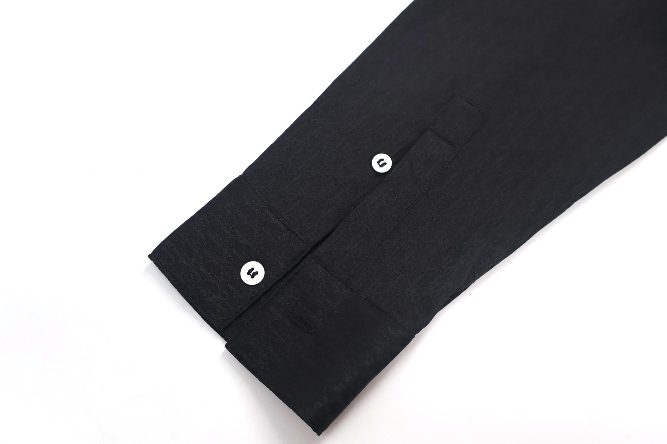 DIOR 迪奥 满印提花衬衫 长袖 白色 黑色 B0 013C501A4743-C080