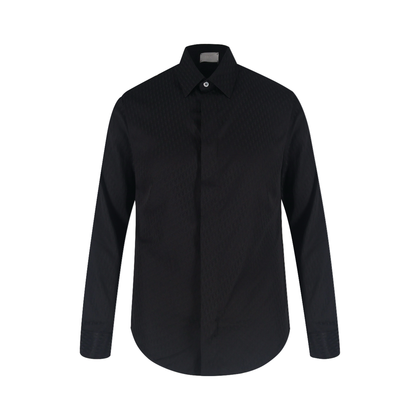 DIOR 迪奥 满印提花衬衫 长袖 白色 黑色 B0 013C501A4743-C080