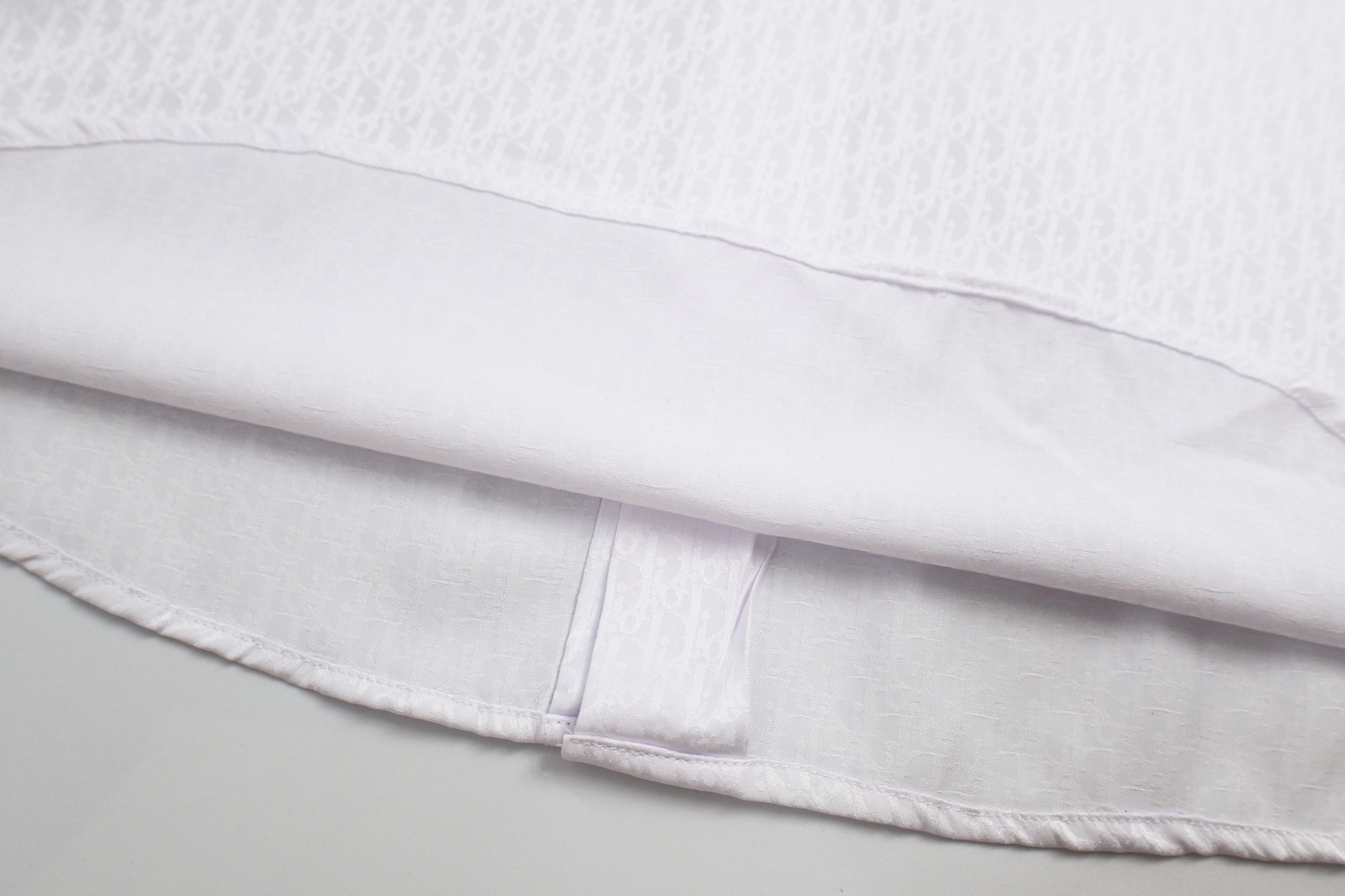 DIOR 迪奥 满印提花衬衫 长袖 白色 黑色 B0 013C501A4743-C080