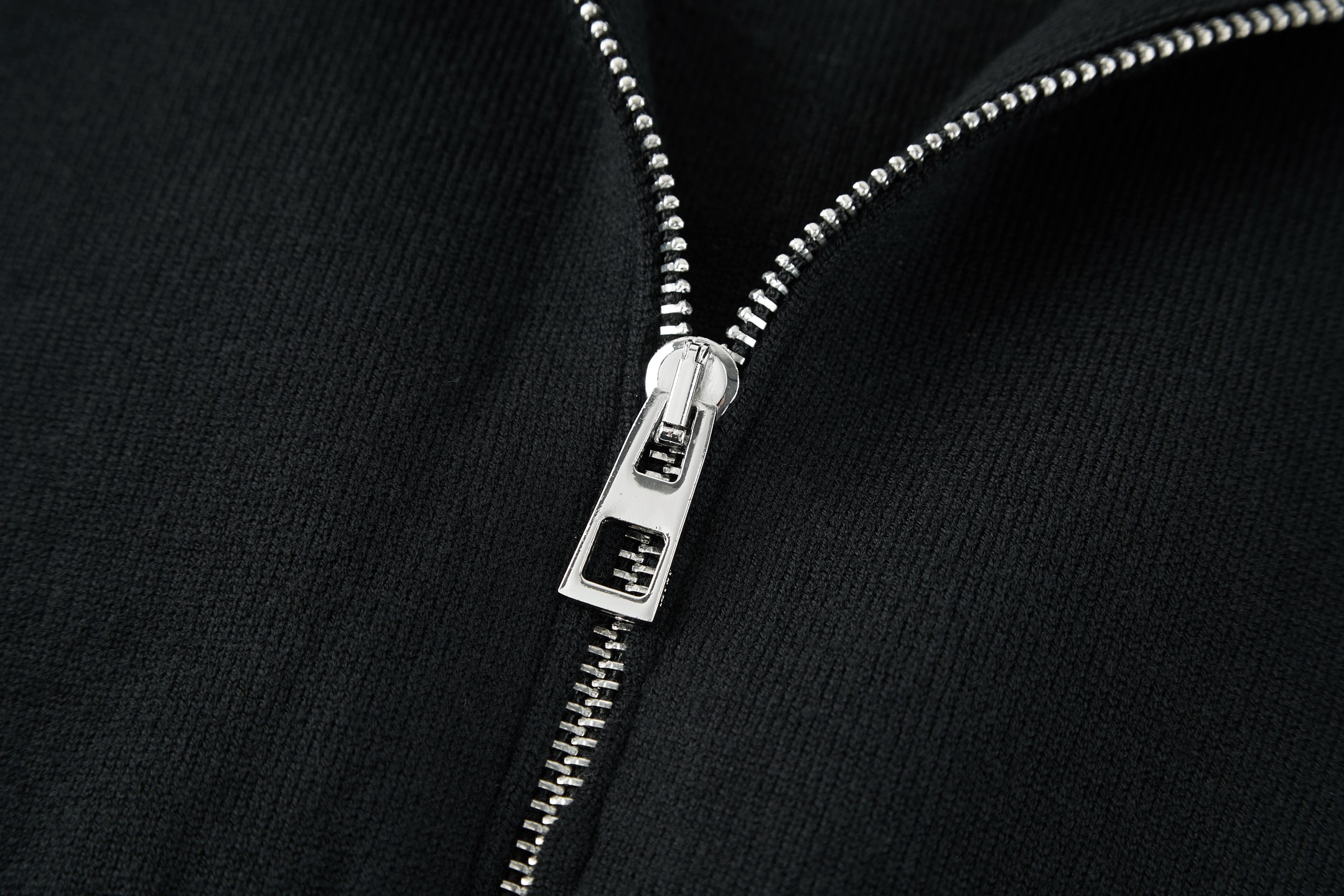 LOEWE 罗意威 针织拉链连帽卫衣 外套 长袖 灰色 黑色 B0 H526Y16K84-1440