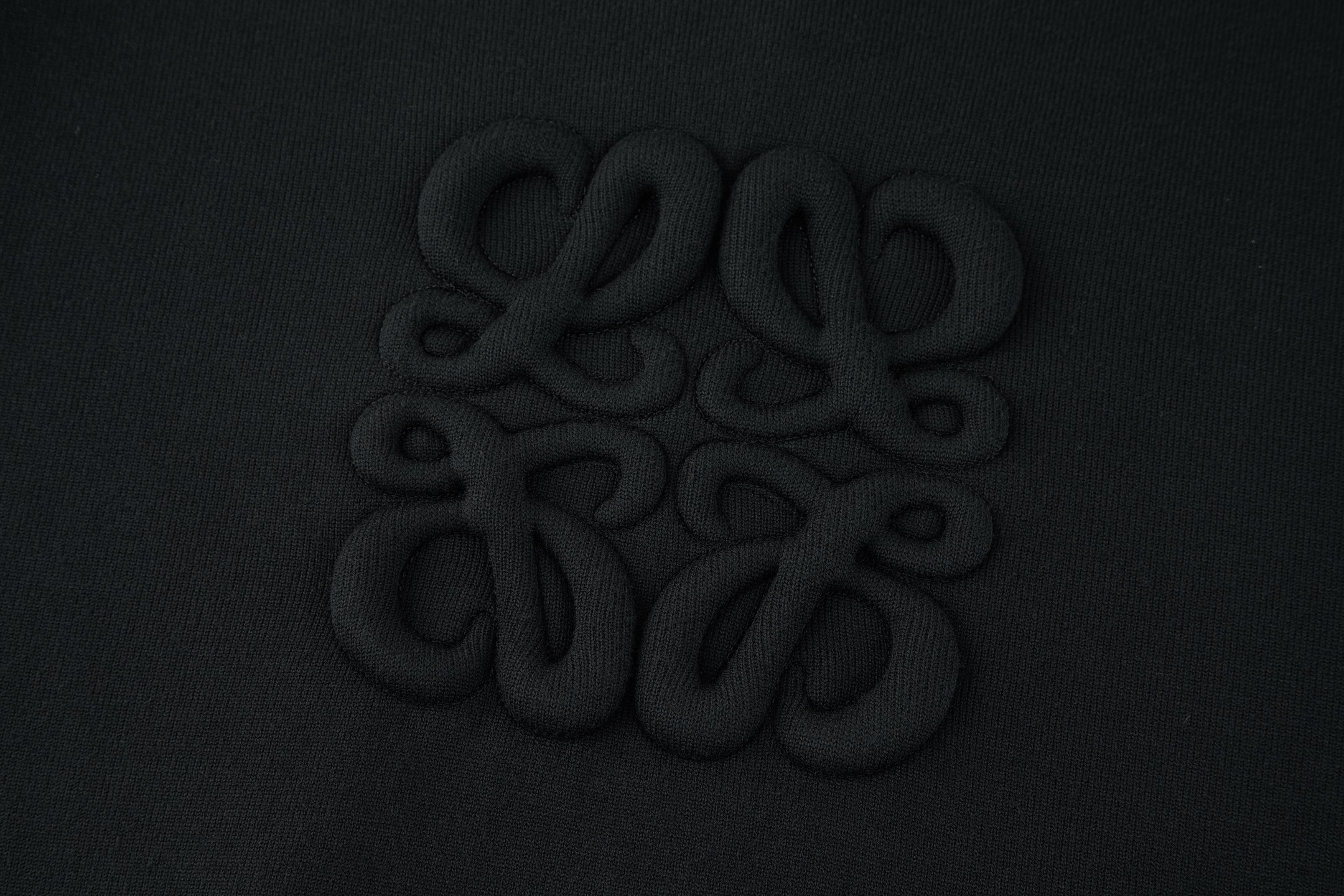 LOEWE 罗意威 针织拉链连帽卫衣 外套 长袖 灰色 黑色 B0 H526Y16K84-1440