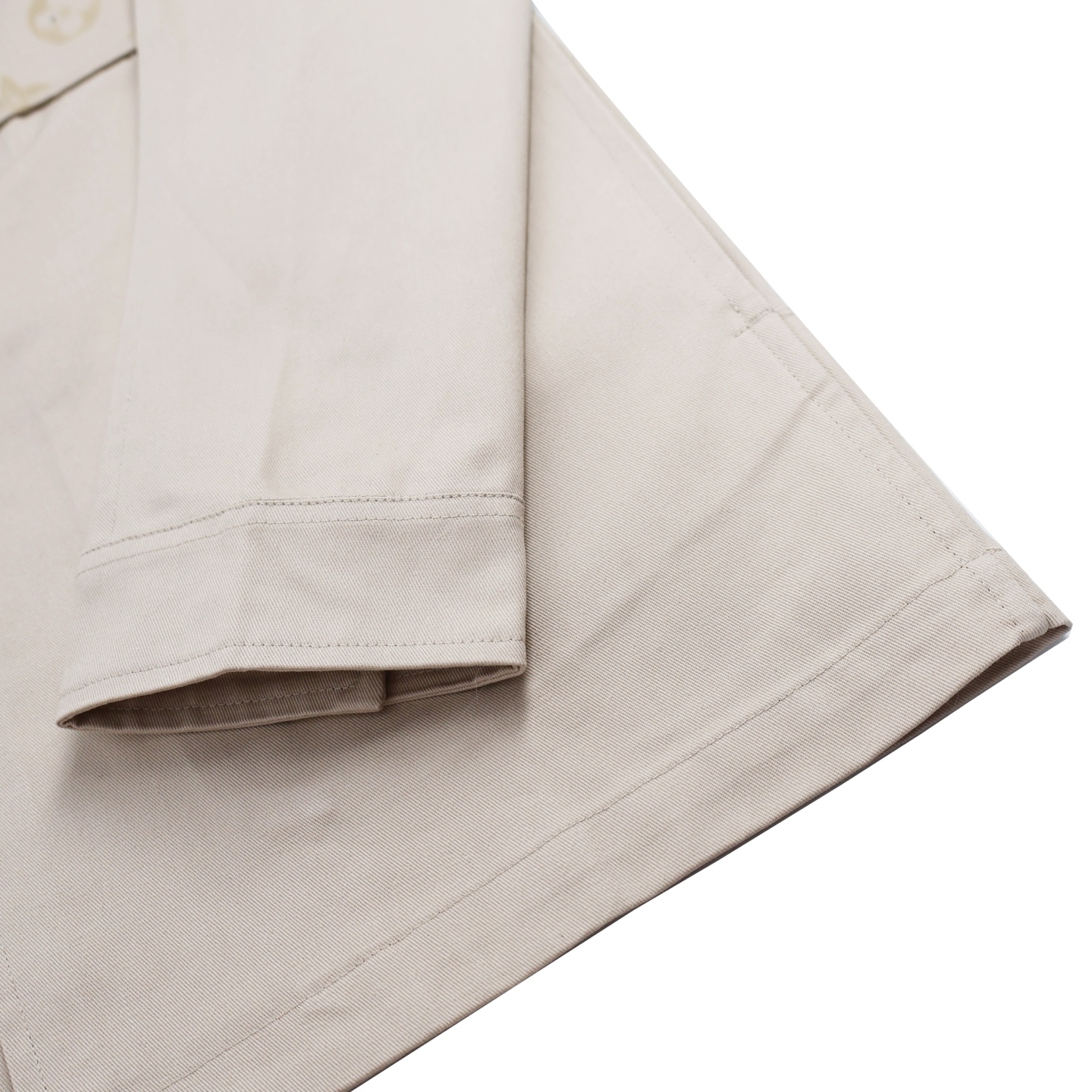 LOUIS VUITTON 路易威登 拼接植绒衬衫外套 夹克 杏色 B0 1AFBVQ