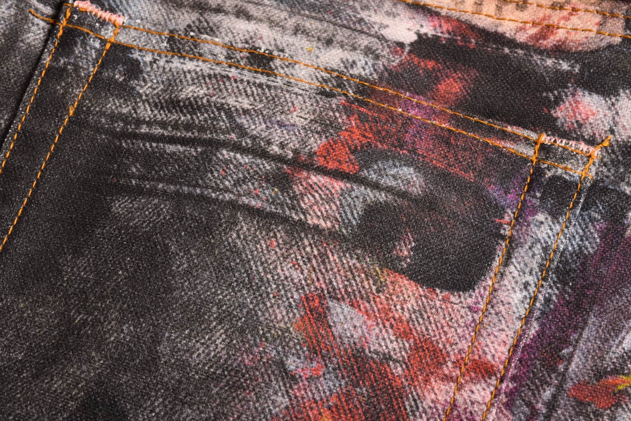 Acne Studios 泼墨做旧牛仔裤 长裤 裤子 B0 CK0133-AOL