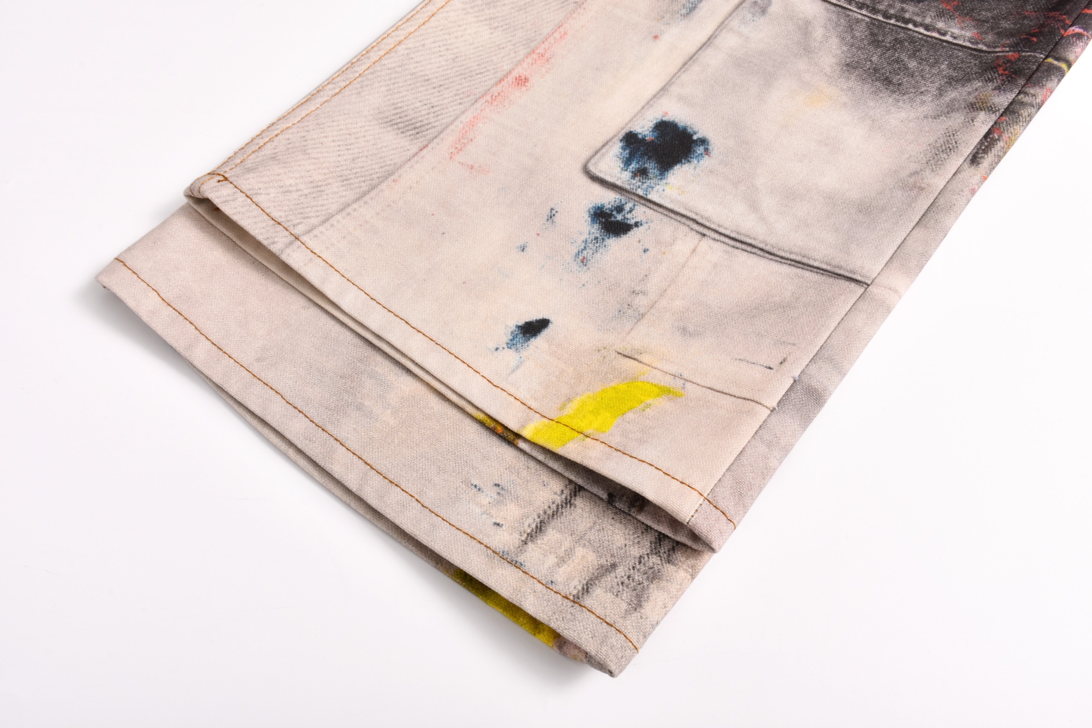 Acne Studios 泼墨做旧牛仔裤 长裤 裤子 B0 CK0133-AOL