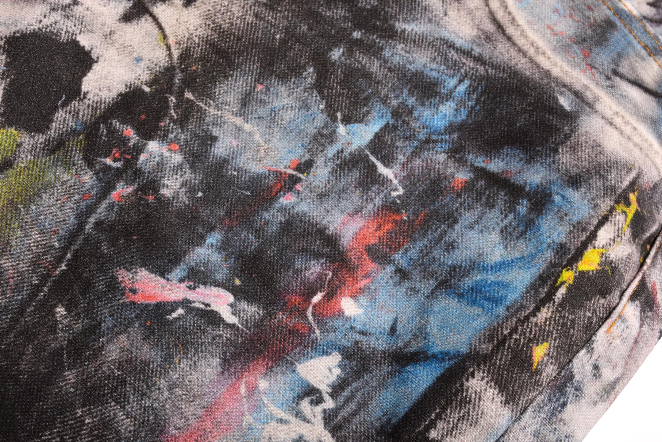 Acne Studios 泼墨做旧牛仔裤 长裤 裤子 B0 CK0133-AOL