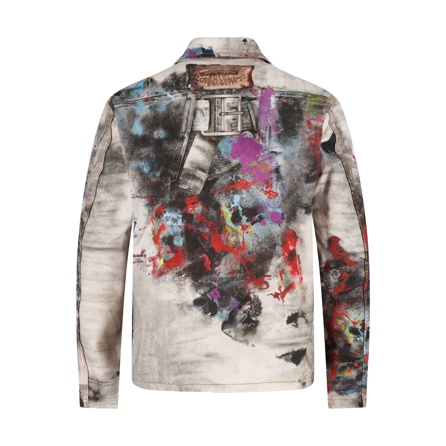 Acne Studios 泼墨做旧牛仔外套 夹克 长袖 C0 B90859-AOL