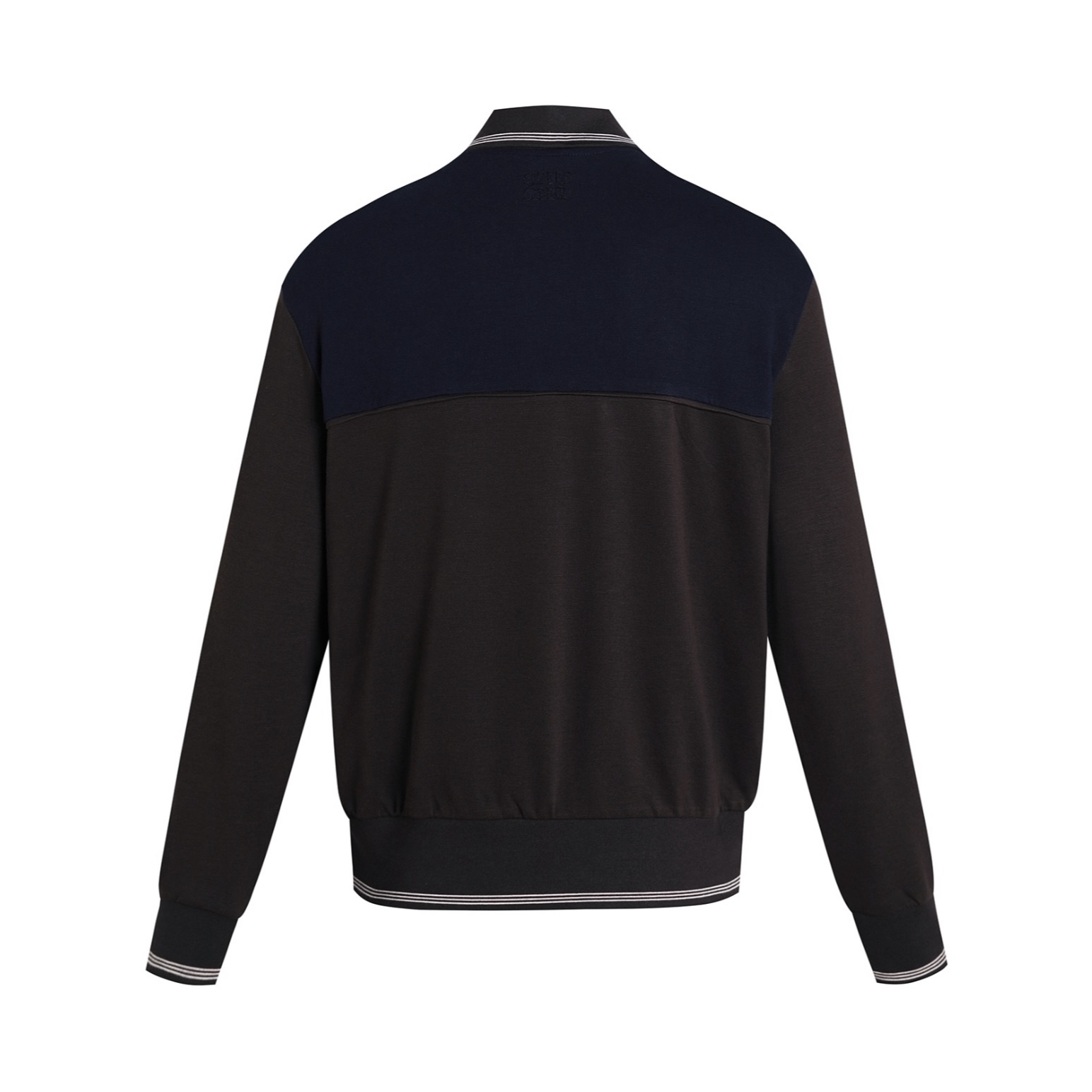 MIU MIU 缪缪 撞色侧拉链卫衣 外套 长袖 灰色 棕色 B0 MJLA01-18FX-F0P8O-S-OOO