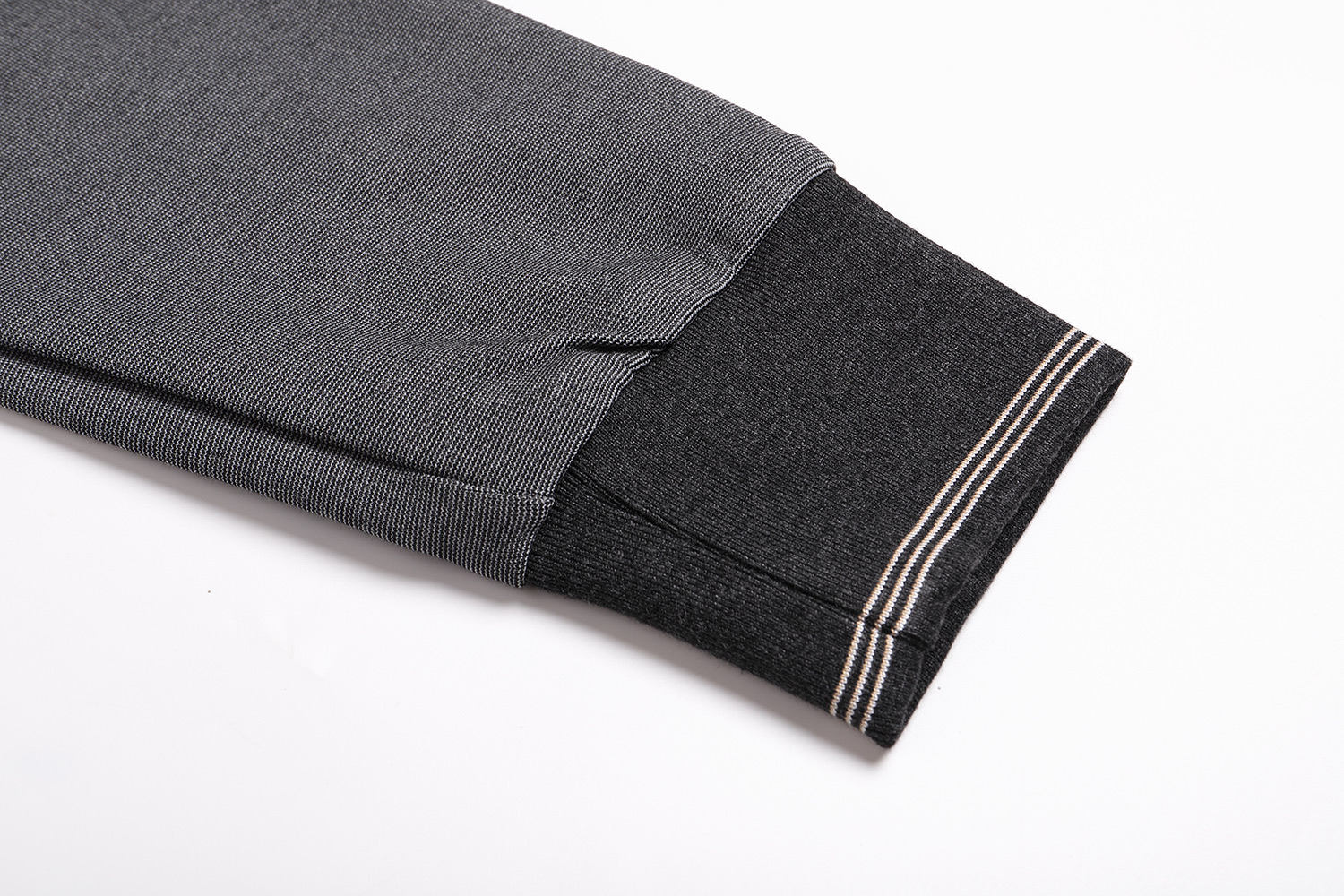 MIU MIU 缪缪 撞色侧拉链卫衣 外套 长袖 灰色 棕色 B0 MJLA01-18FX-F0P8O-S-OOO