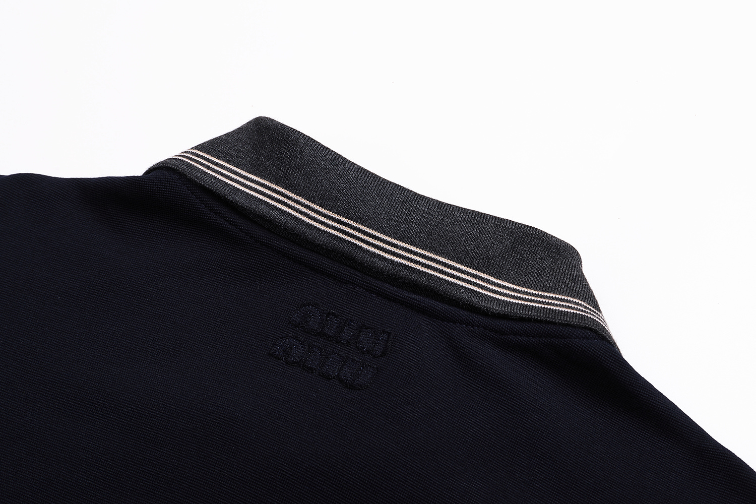 MIU MIU 缪缪 撞色侧拉链卫衣 外套 长袖 灰色 棕色 B0 MJLA01-18FX-F0P8O-S-OOO