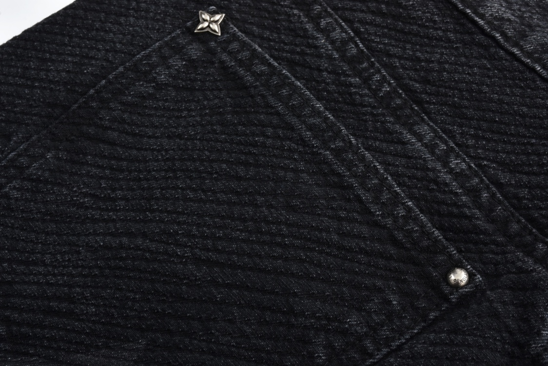 LOUIS VUITTON 路易威登 渐变老花直筒牛仔裤 裤子 长裤 黑色 1AFY50