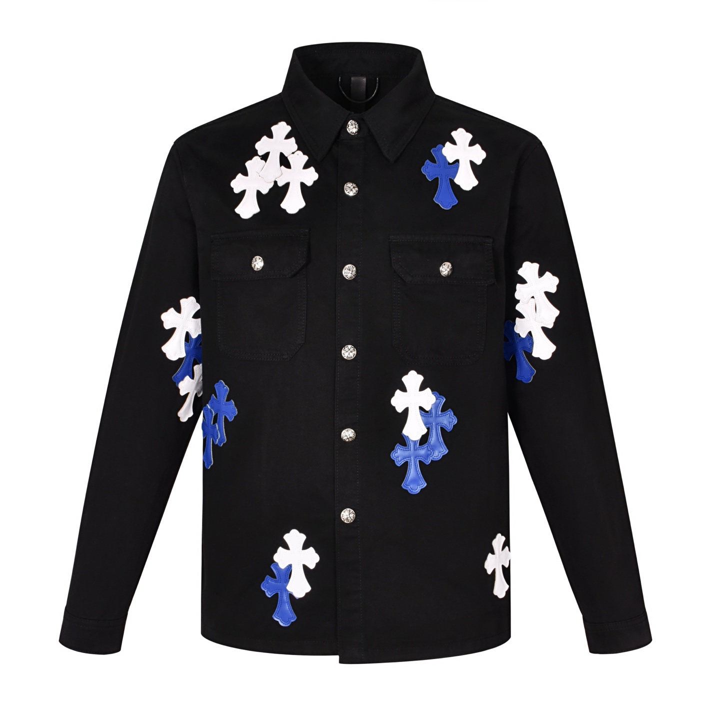 Chrome Hearts 克罗心 十字架工装夹克 外套 长袖 黑色 B5