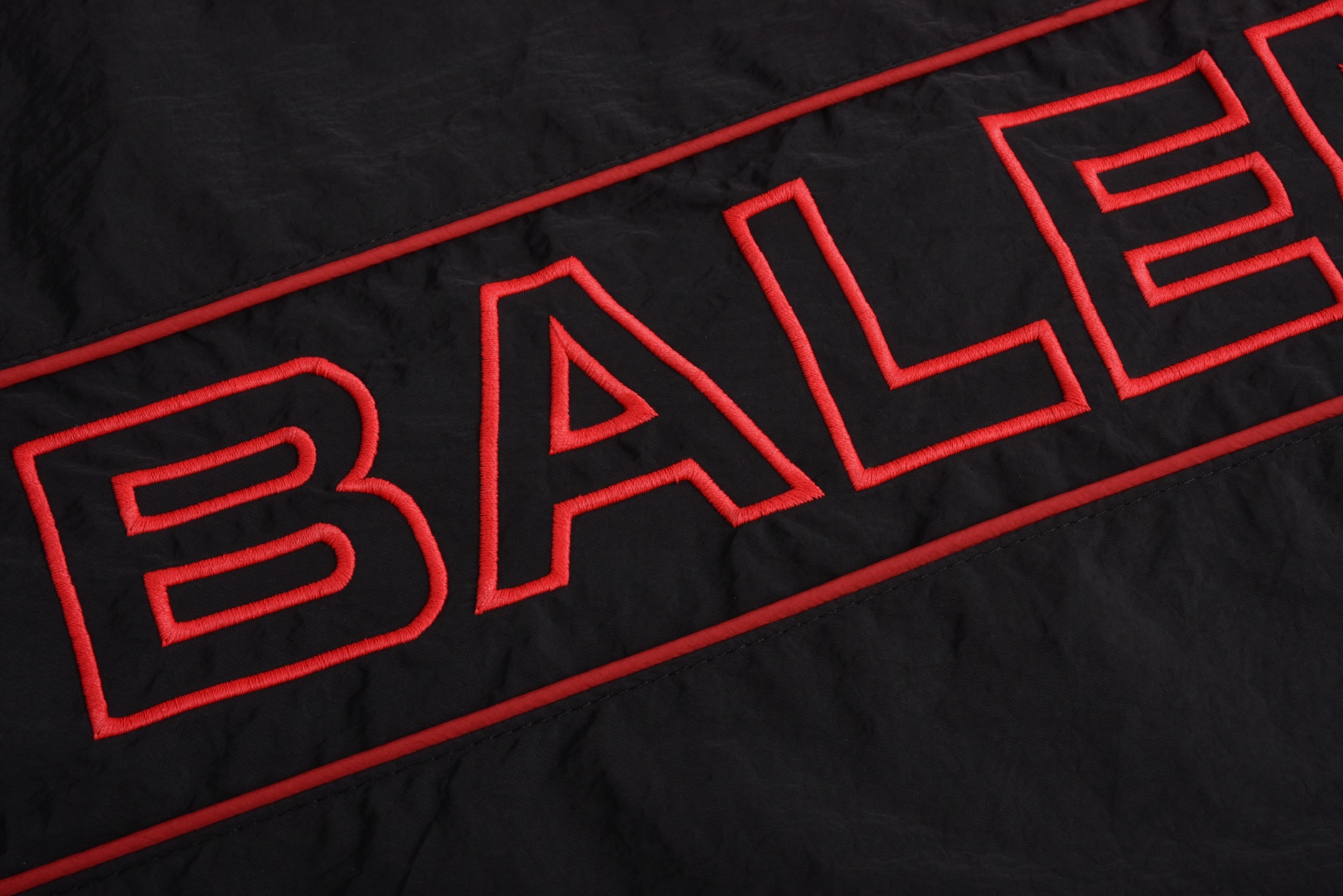 Balenciaga 巴黎世家 大Logo刺绣松紧腰运动裤 长裤 裤子 休闲裤 A5 黑色  