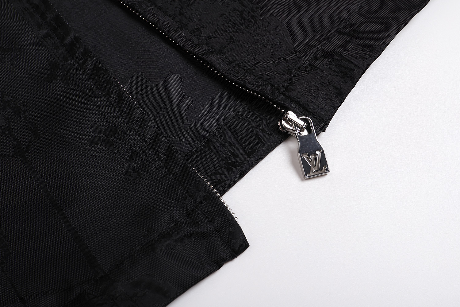 LOUIS VUITTON 路易威登 公园暗纹提花防风 外套 夹克 长袖 黑色 C0 1AGIPF