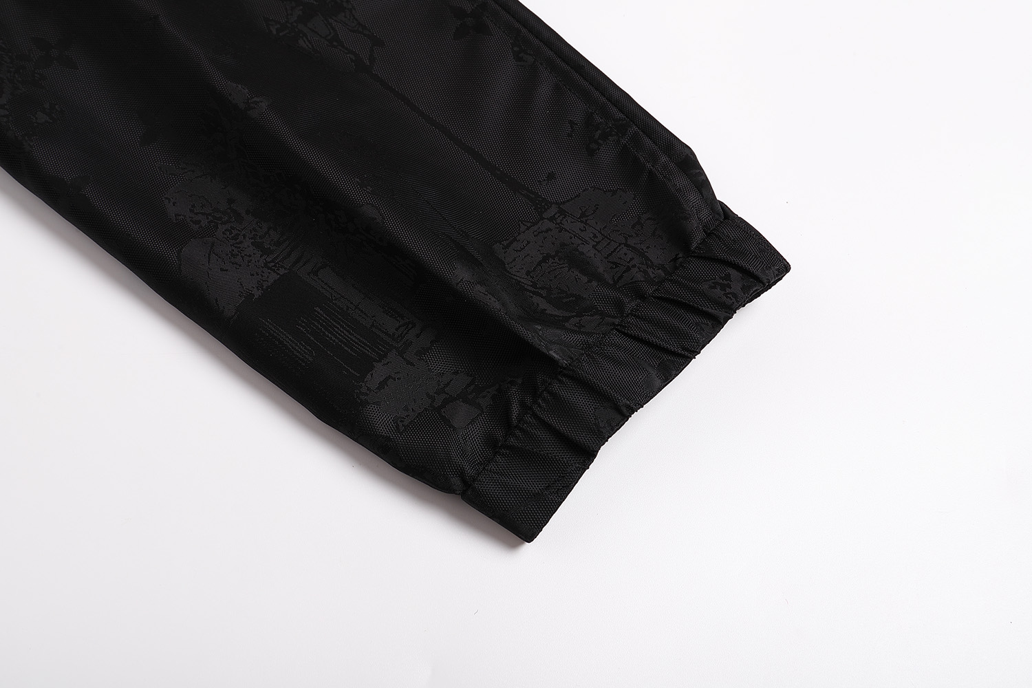 LOUIS VUITTON 路易威登 公园暗纹提花防风 外套 夹克 长袖 黑色 C0 1AGIPF