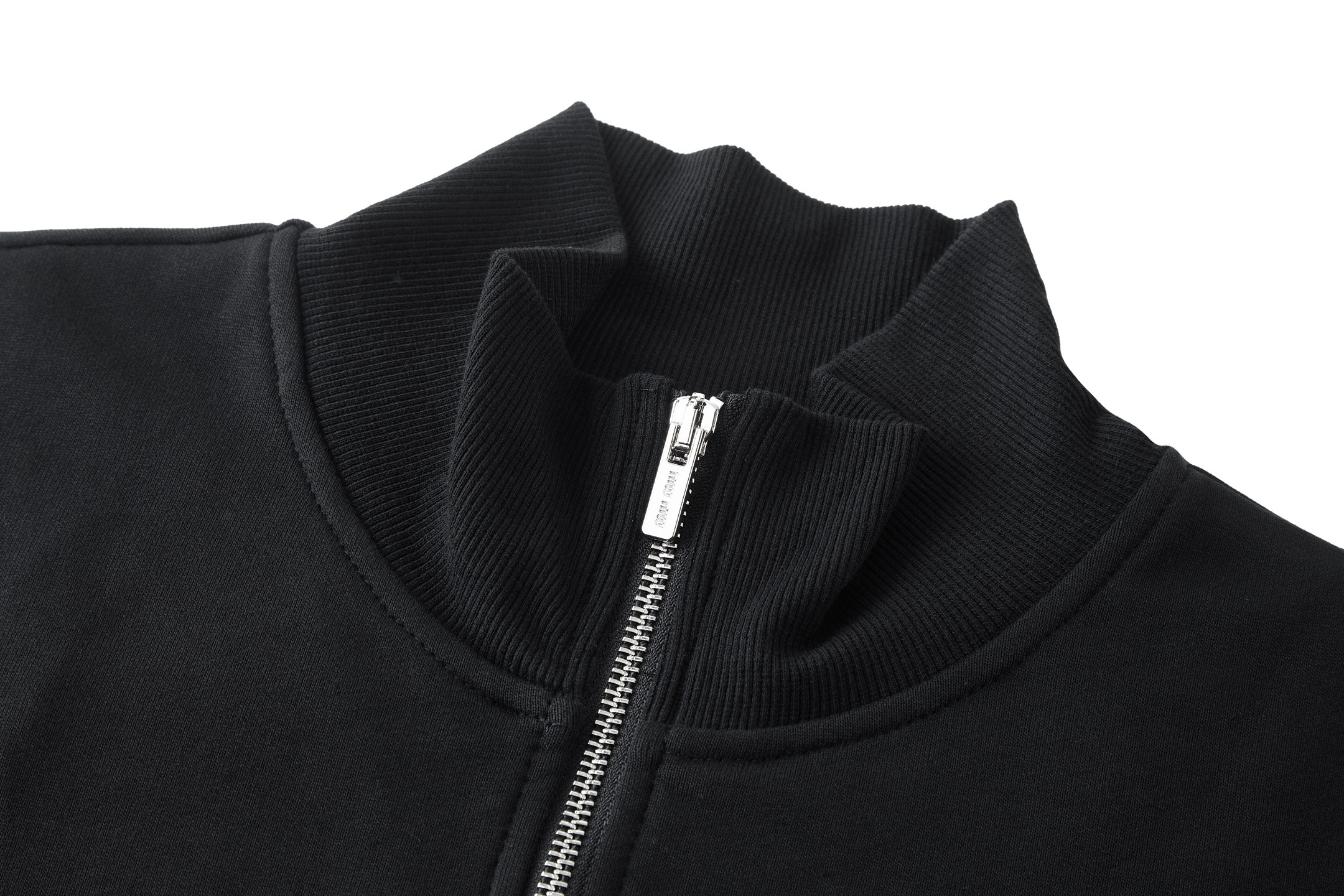 MIU MIU 缪缪 半拉链卫衣 外套 长袖 黑色 灰色 B0 MJL043-13UK-F0002-S-OOO