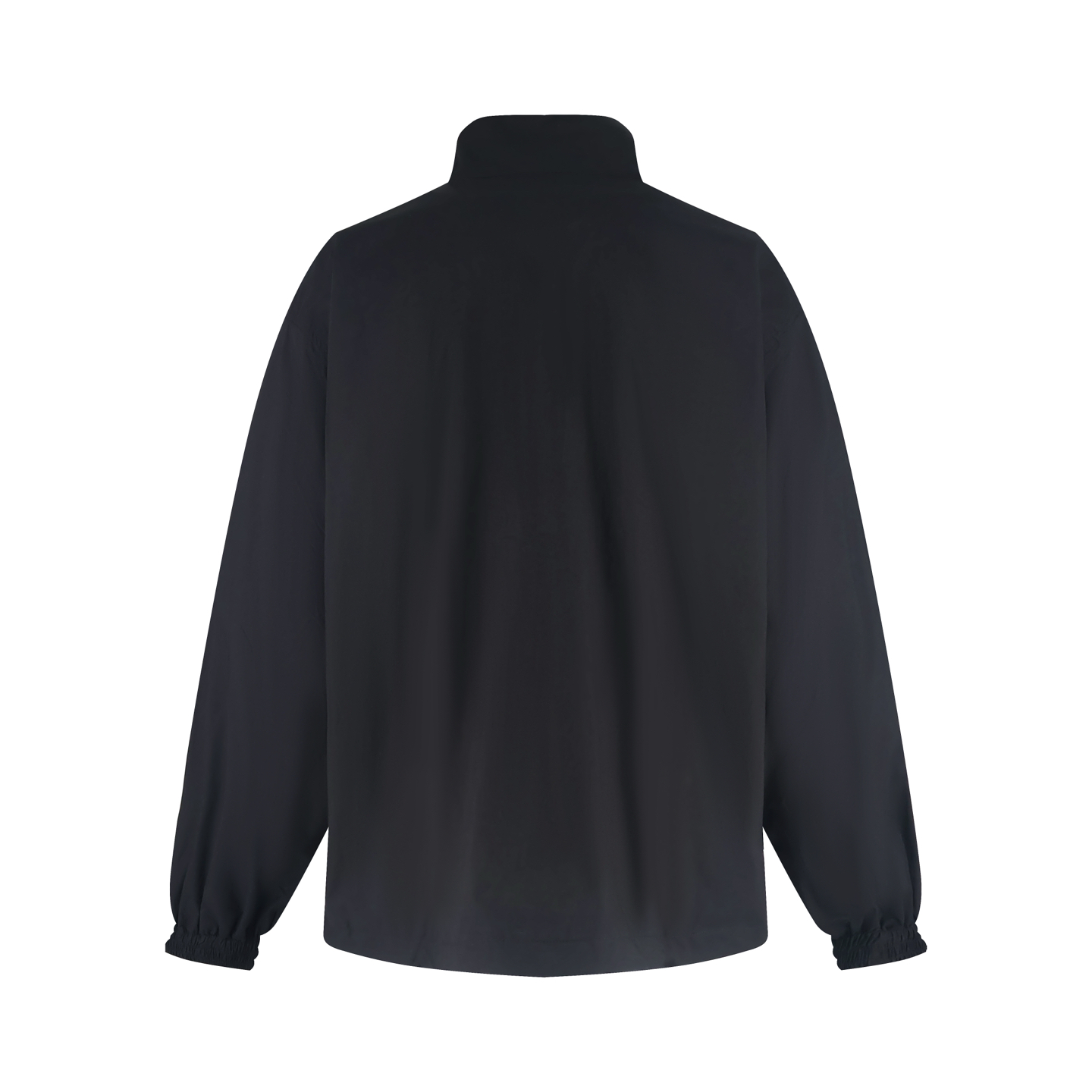 Balenciaga 巴黎世家 大圆环拉链立领冲锋衣 夹克 外套 长袖 秋冬 黑色 B5 839092TSM021000