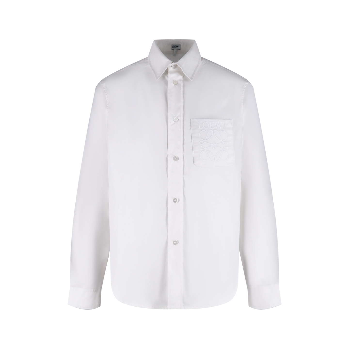 Loewe 罗意威 口袋刺绣logo 衬衫 外套 长袖 白色 A5 H526Y05WDX-2100