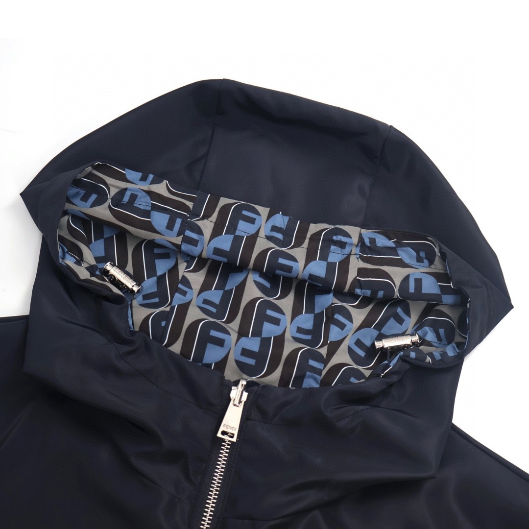 FENDI 芬迪 双面两穿冲锋衣 外套 夹克 长袖 B5