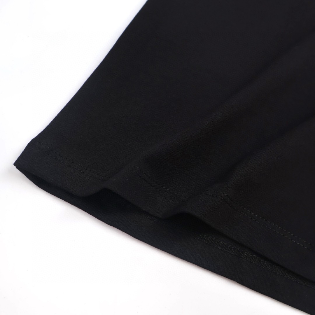 Chrome Hearts 克罗心 植绒十字架 长袖 T恤 男女同款 灰色 黑色 A5 CH-0411771