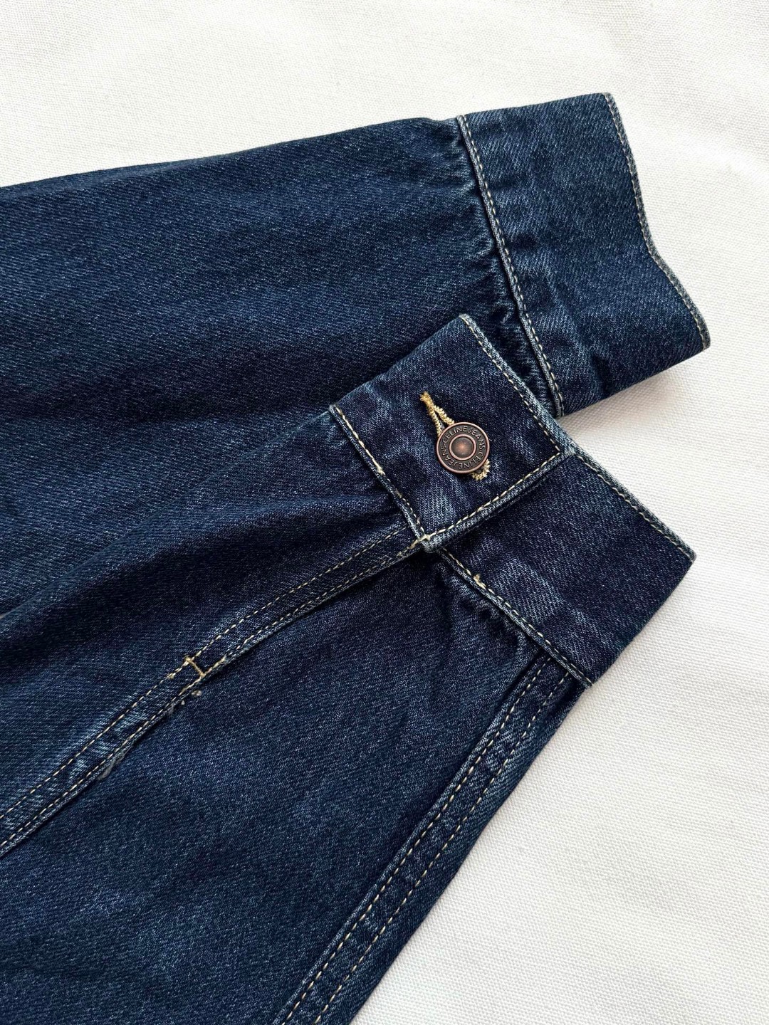 CELINE 赛琳 字母图案工装牛仔外套 夹克 长袖 蓝色 C5 RV0DX789D-CBF8