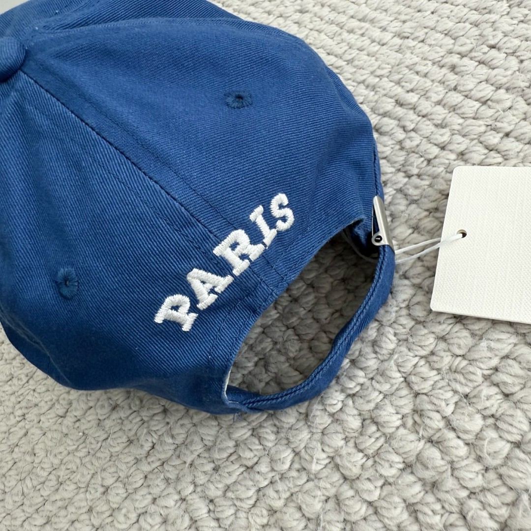 CELINE 赛琳 做旧凯旋门绣花棒球帽 鸭舌帽 帽子 灰色 黑色 蓝色 B0 AA0AG0F82.07UE