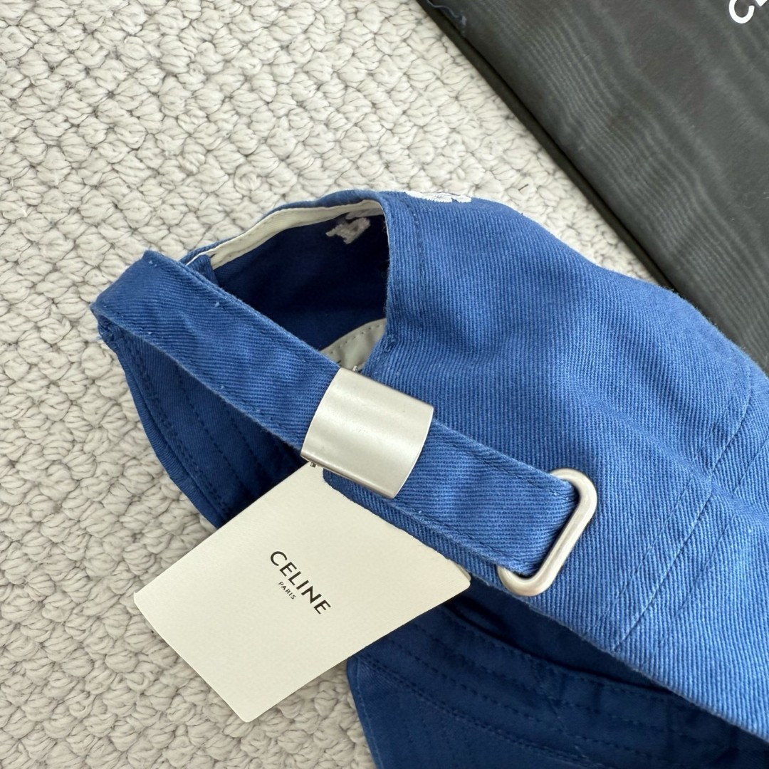 CELINE 赛琳 做旧凯旋门绣花棒球帽 鸭舌帽 帽子 灰色 黑色 蓝色 B0 AA0AG0F82.07UE