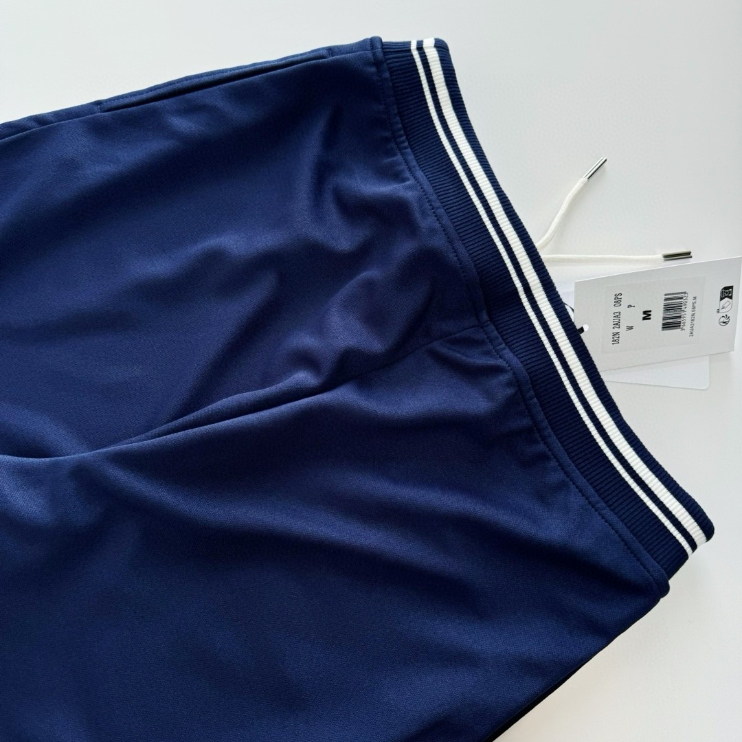 CELINE 赛琳 双面平纹针织长裤 休闲裤 运动裤 裤子 黑色 蓝色 B0 RP002121O-BZZ9