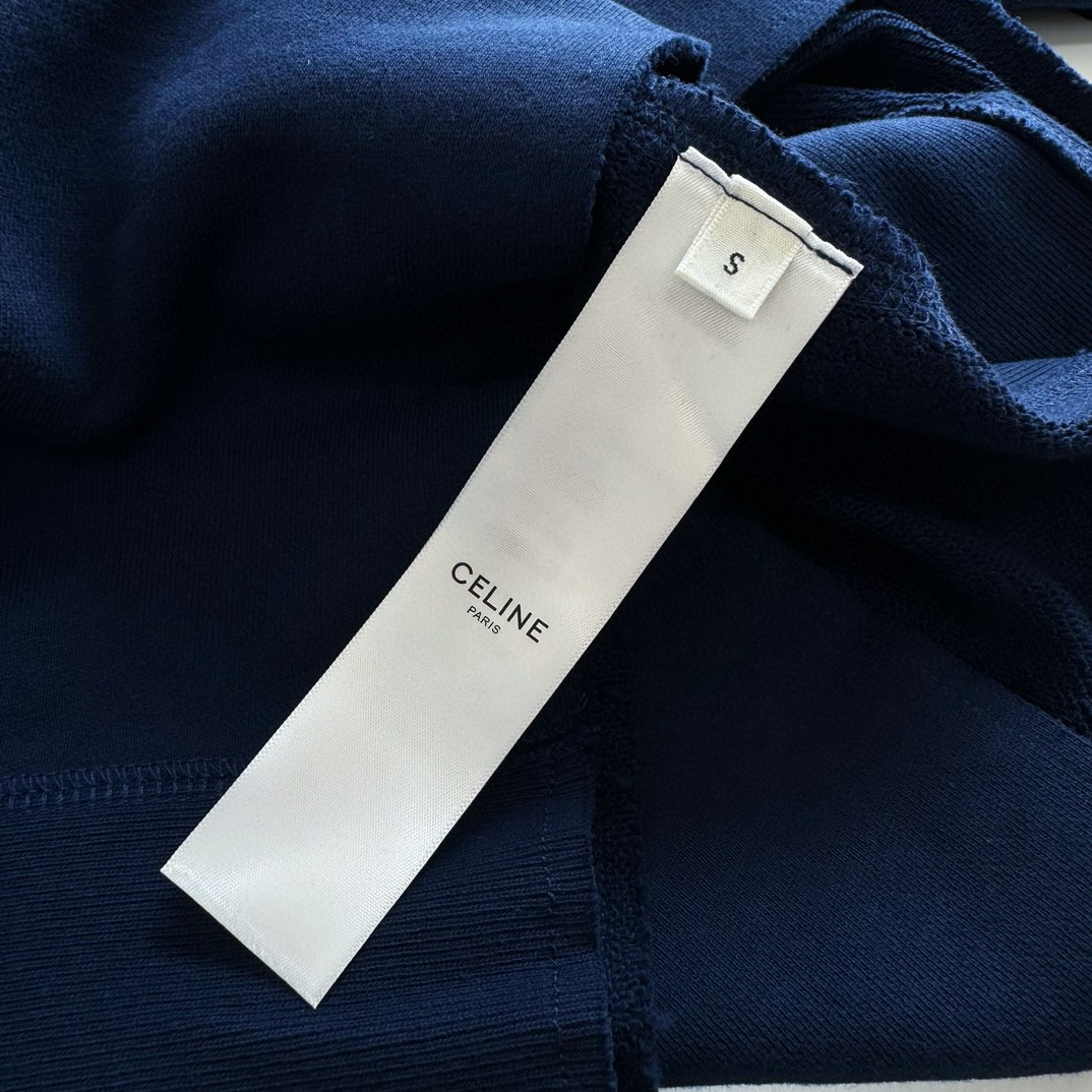 CELINE 赛琳 刺绣章仔卫衣 长袖 海军蓝 B0 2Y43E649W-07YC