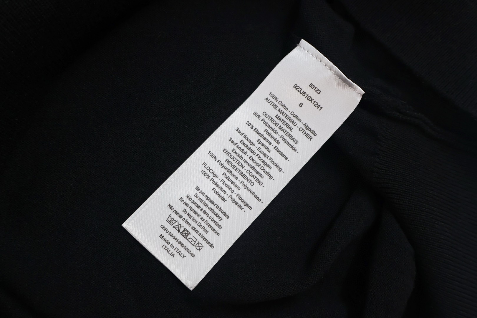 DIOR 迪奥 领口标识羊毛打底衫 毛衣 长袖 粉色 黑色 A5 