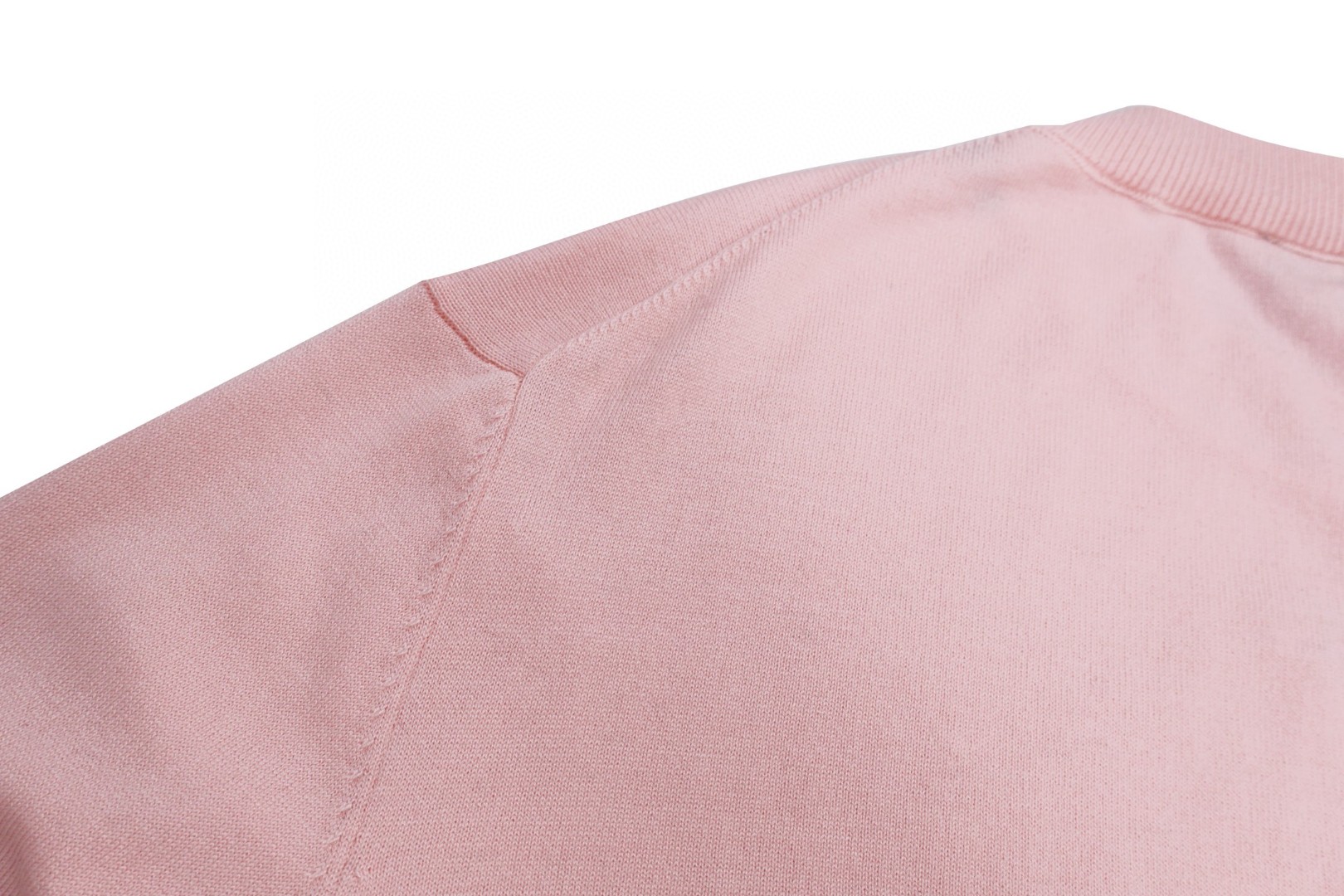 DIOR 迪奥 领口标识羊毛打底衫 毛衣 长袖 粉色 黑色 A5 