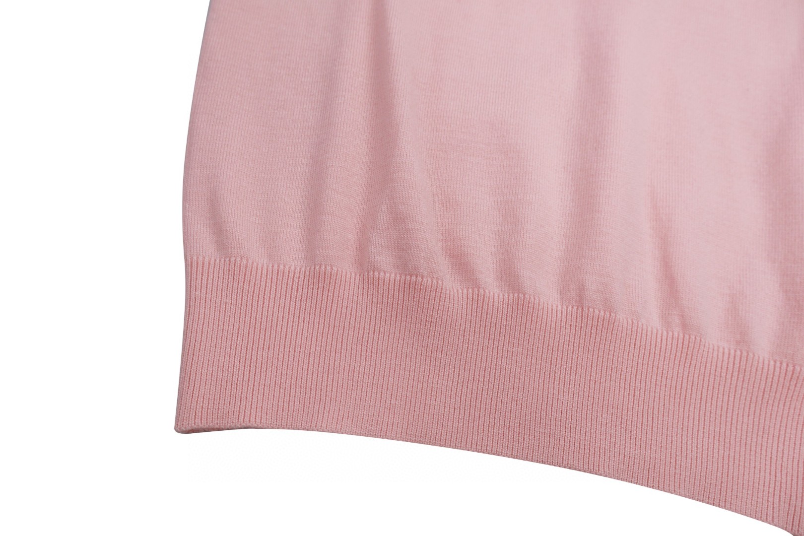 DIOR 迪奥 领口标识羊毛打底衫 毛衣 长袖 粉色 黑色 A5 