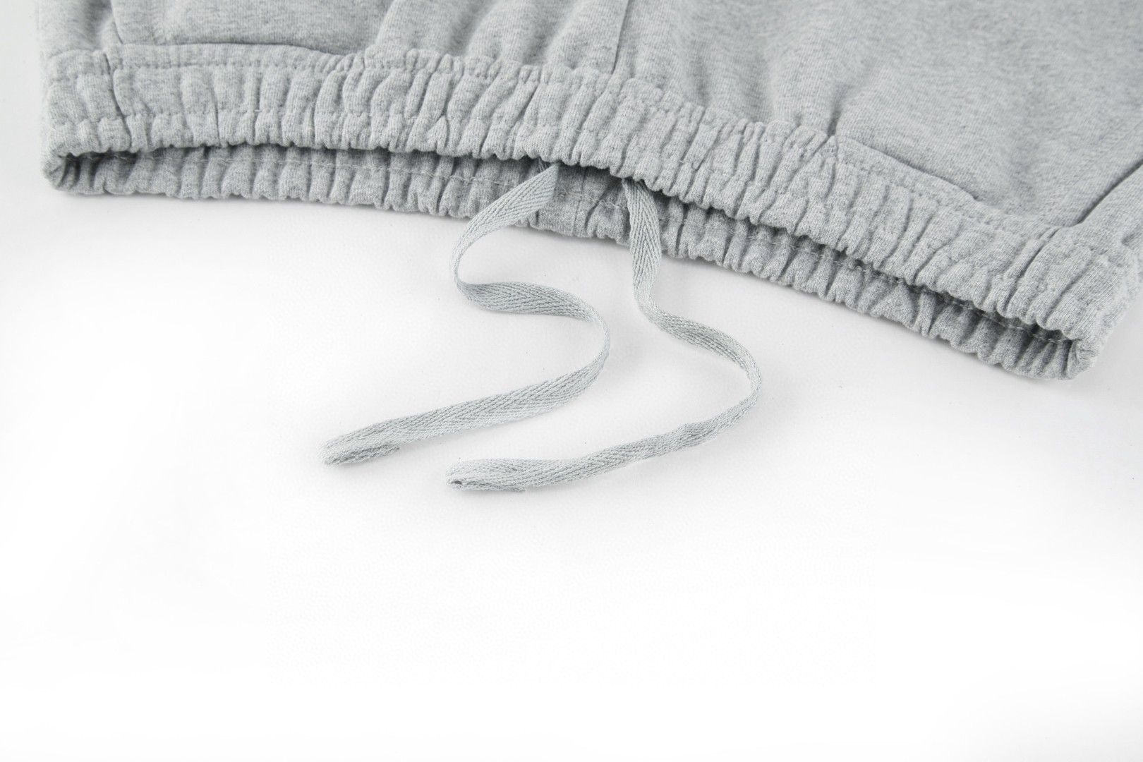 PRADA 普拉达 烧花三角标识松紧腰卫裤 休闲裤 运动裤 裤子 长裤 灰色 A5