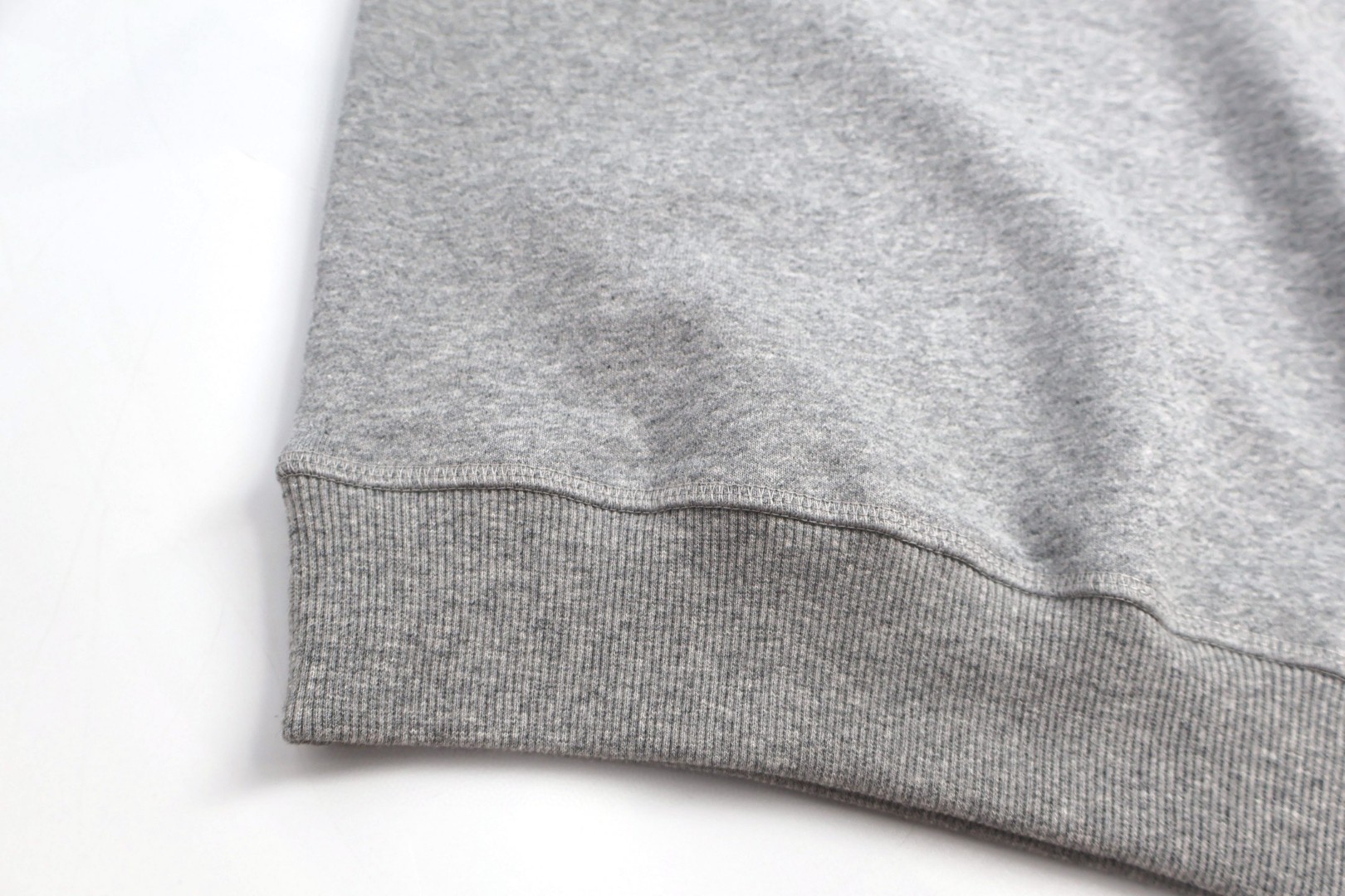 PRADA 普拉达 植绒标识圆领卫衣 长袖 灰色 A5 UJL74C-170Z-F0031-S-OOO