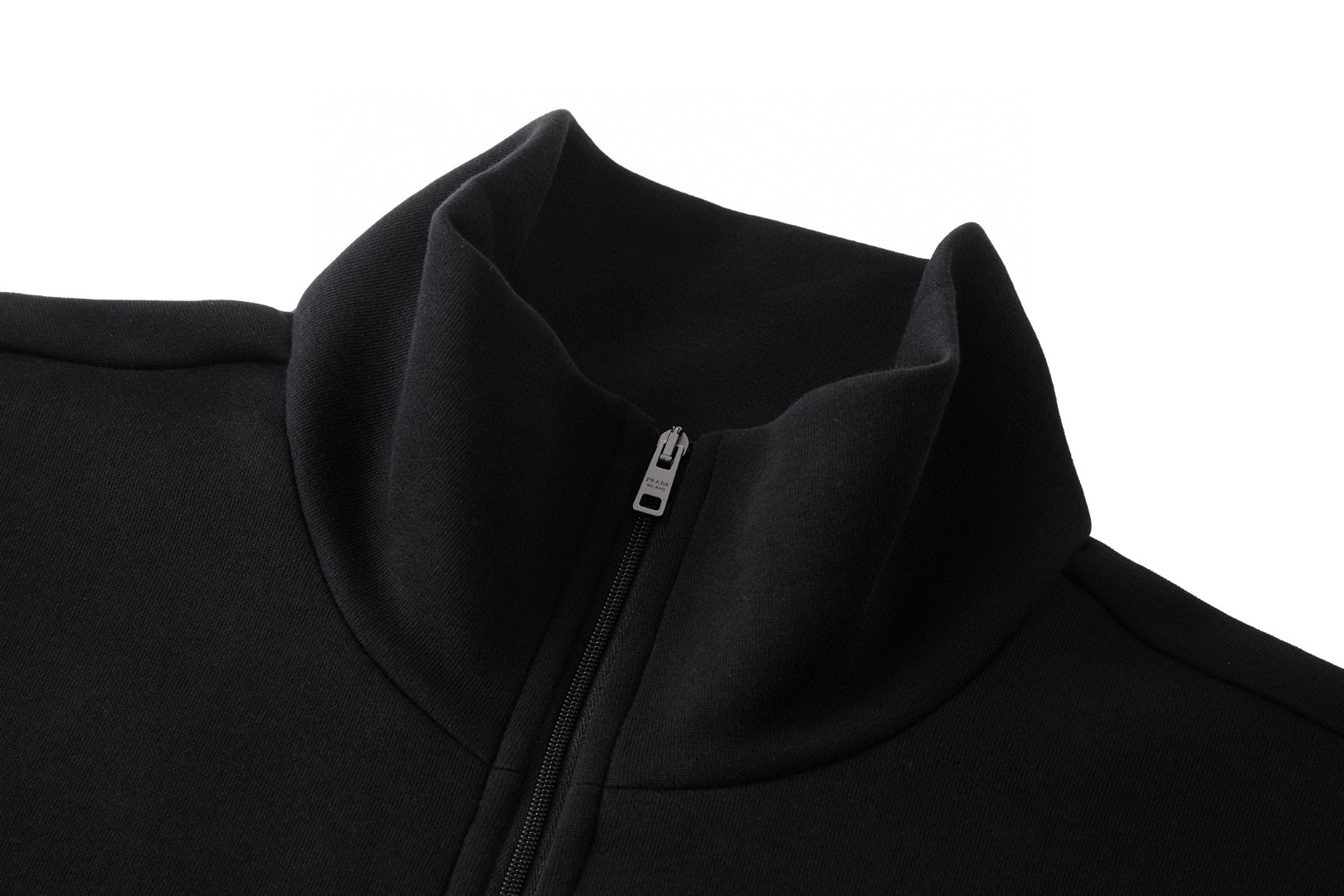 PRADA 普拉达 立领拉链夹克 外套 长袖 黑色 B5 UJL58C-SOOO-11OQF-0-002