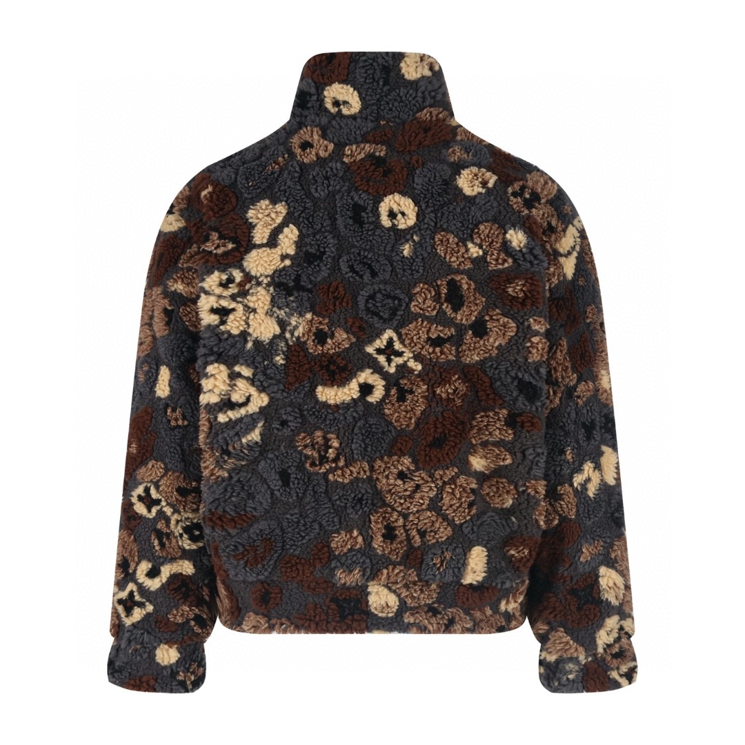 LOUIS VUITTON 路易威登 Nigo 联名款 摇粒绒泰迪双面穿外套 夹克 棉服 保暖 C0 1AIMJR